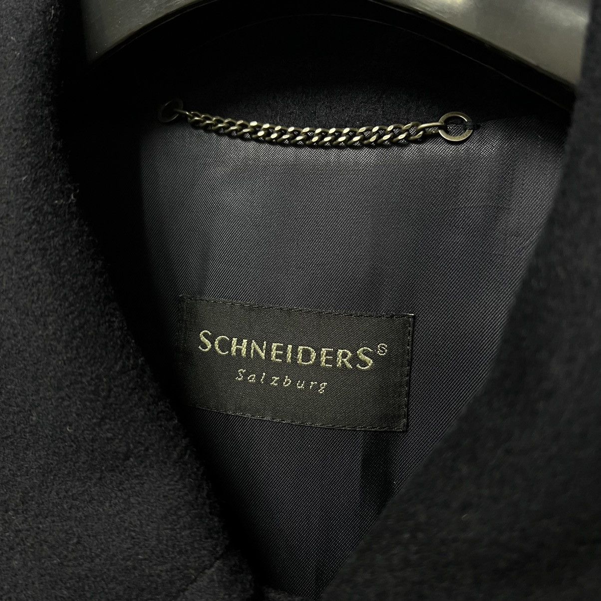 Schneiders Schneiders Salzburg Wool Long Overcoat Black Wool + Alpaca Size US L / EU 52-54 / 3 - 5 Thumbnail