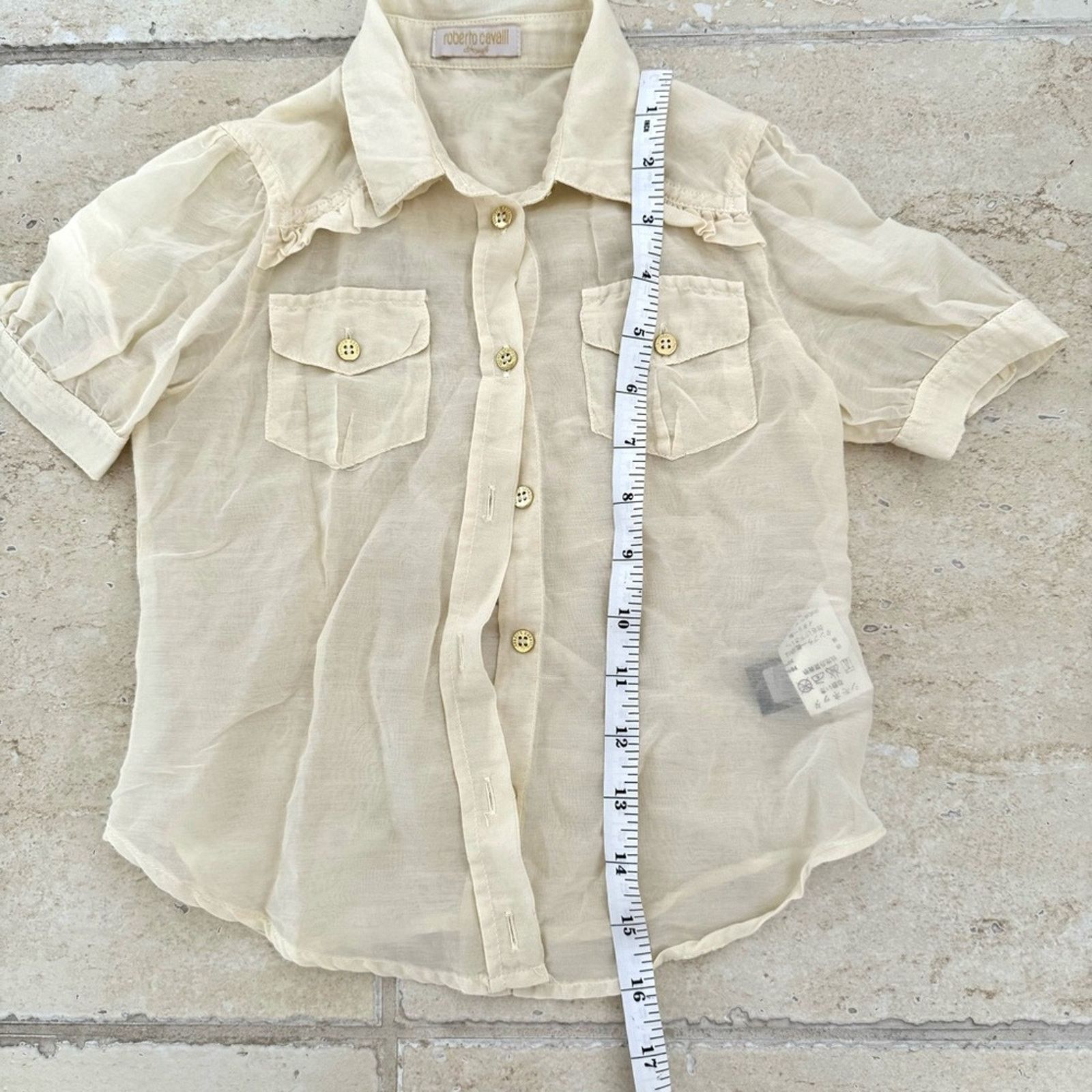 Roberto Cavalli Roberto Cavalli Shirt for Girls, Size 6/122, Cotton/Silk Size M / US 6-8 / IT 42-44 - 5 Thumbnail
