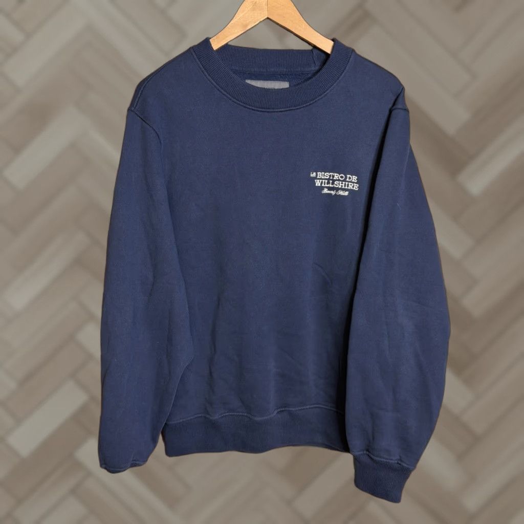 Abercrombie & Fitch Abercrombie & Fitch Sweatshirt Mens M Crew Neck Blue Fleece Logo 80s 90s Preppy Pullover Size US M / EU 48-50 / 2 - 1 Thumbnail