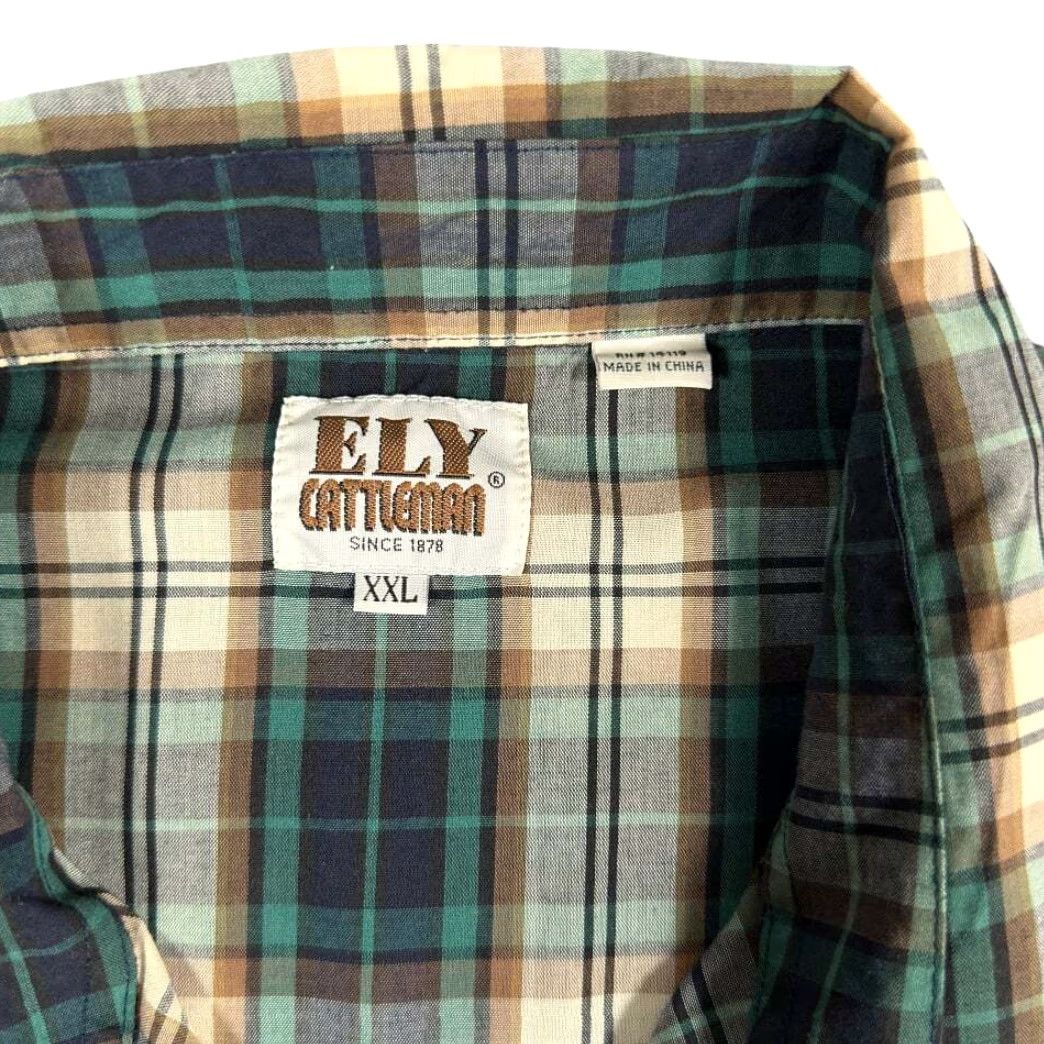 Vintage VINTAGE Ely Cattleman Western Shirt Adult 2XL XS? No Size US L / EU 52-54 / 3 - 4 Thumbnail