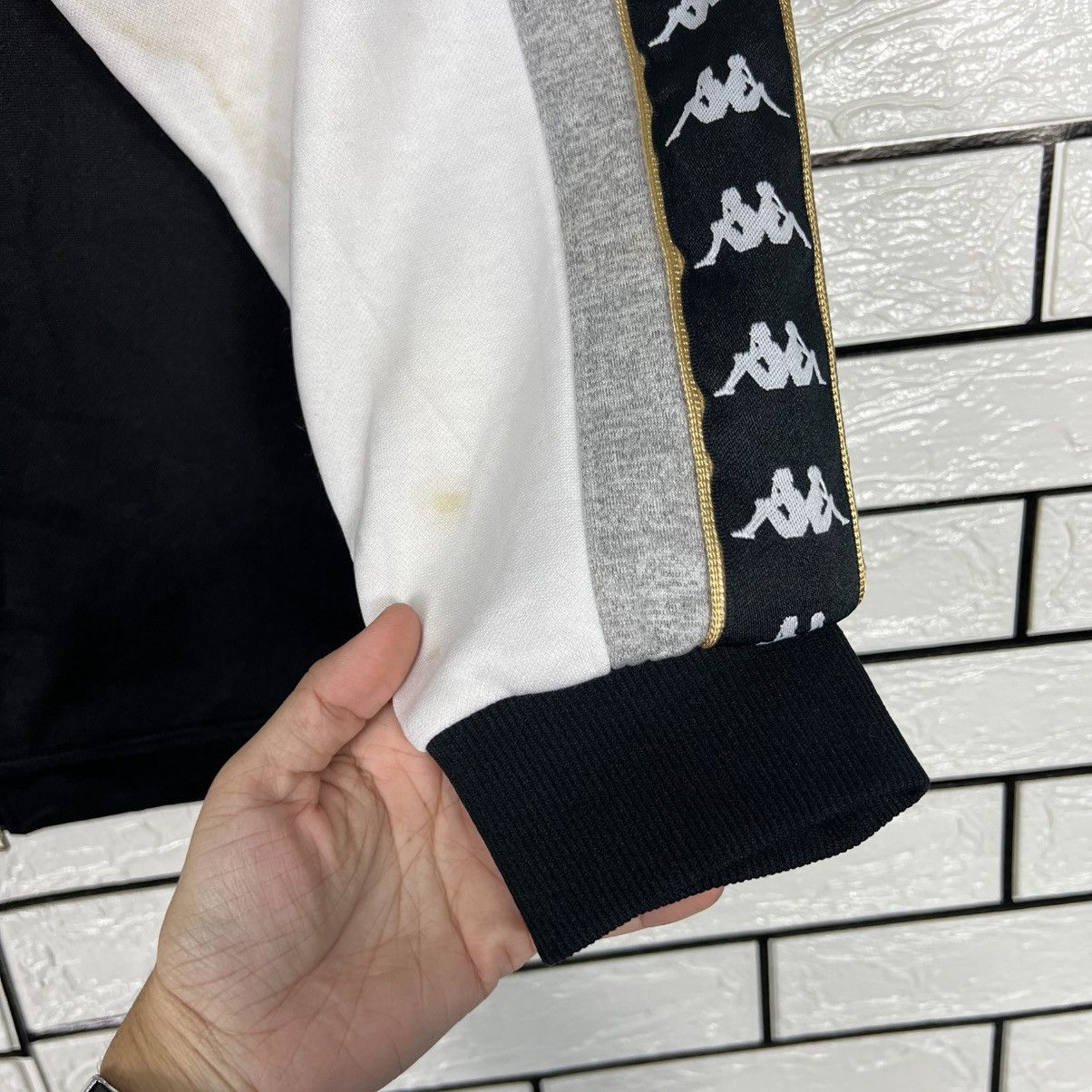 Kappa Vintage 90s KAPPA Side Tape Logo Track Top Jacket #3957-C180 Size US M / EU 48-50 / 2 - 8 Thumbnail