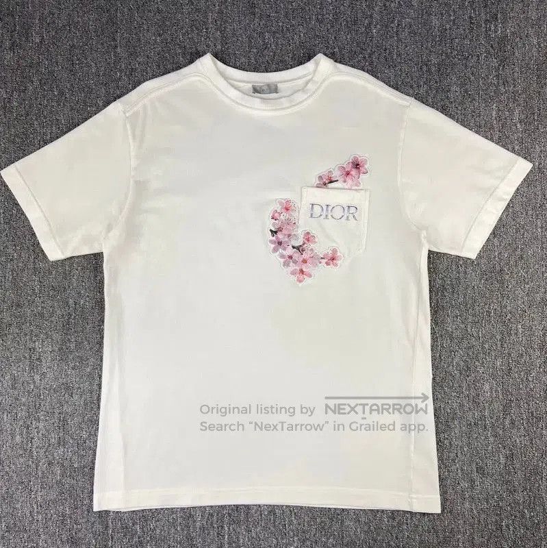 Dior Dior White Cotton Women's T. Size L / US 10 / IT 46 - 1 Thumbnail