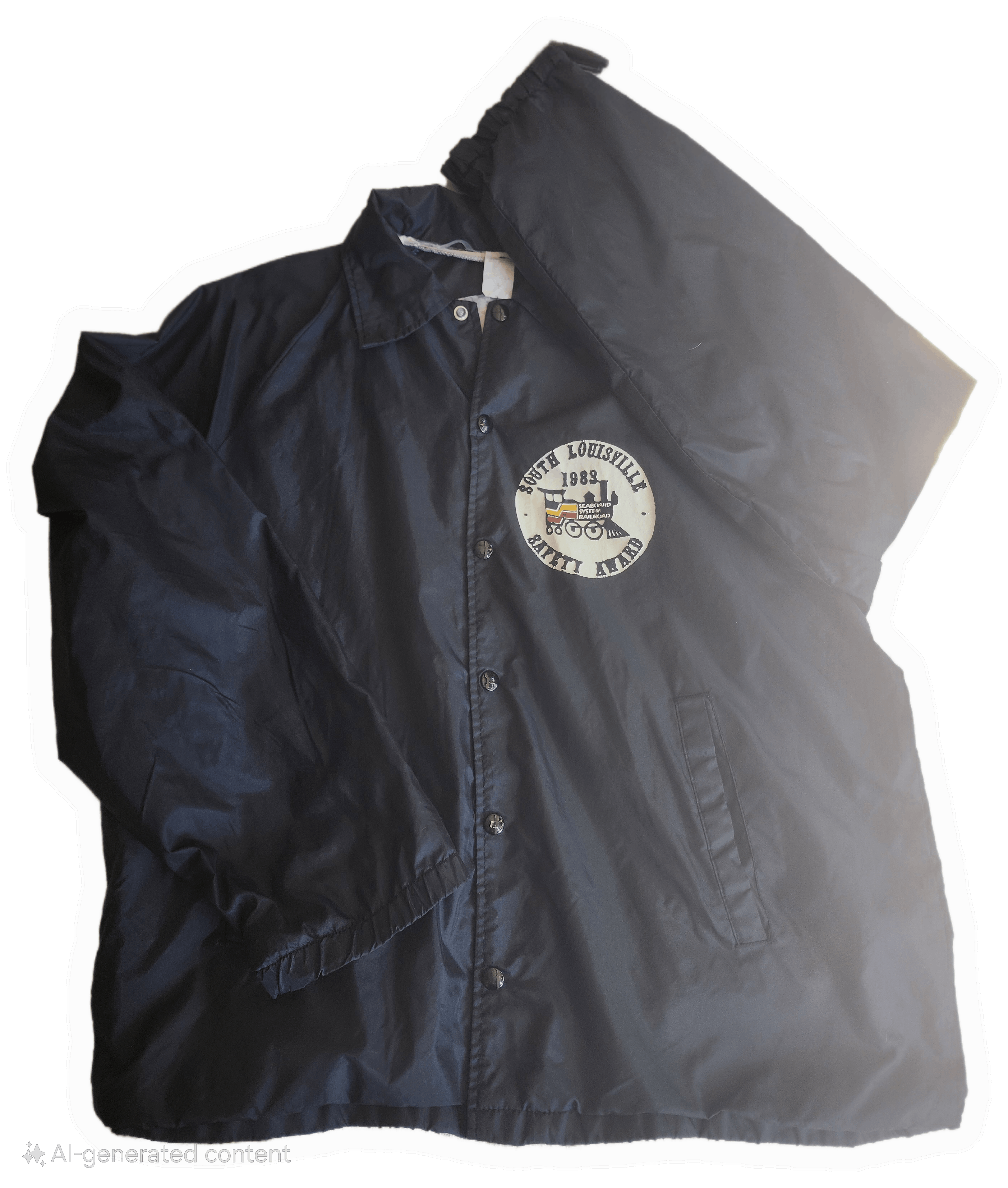 Other VTG 1983 Seaboard System Railroad Safety Award Jacket L Size US L / EU 52-54 / 3 - 2 Thumbnail