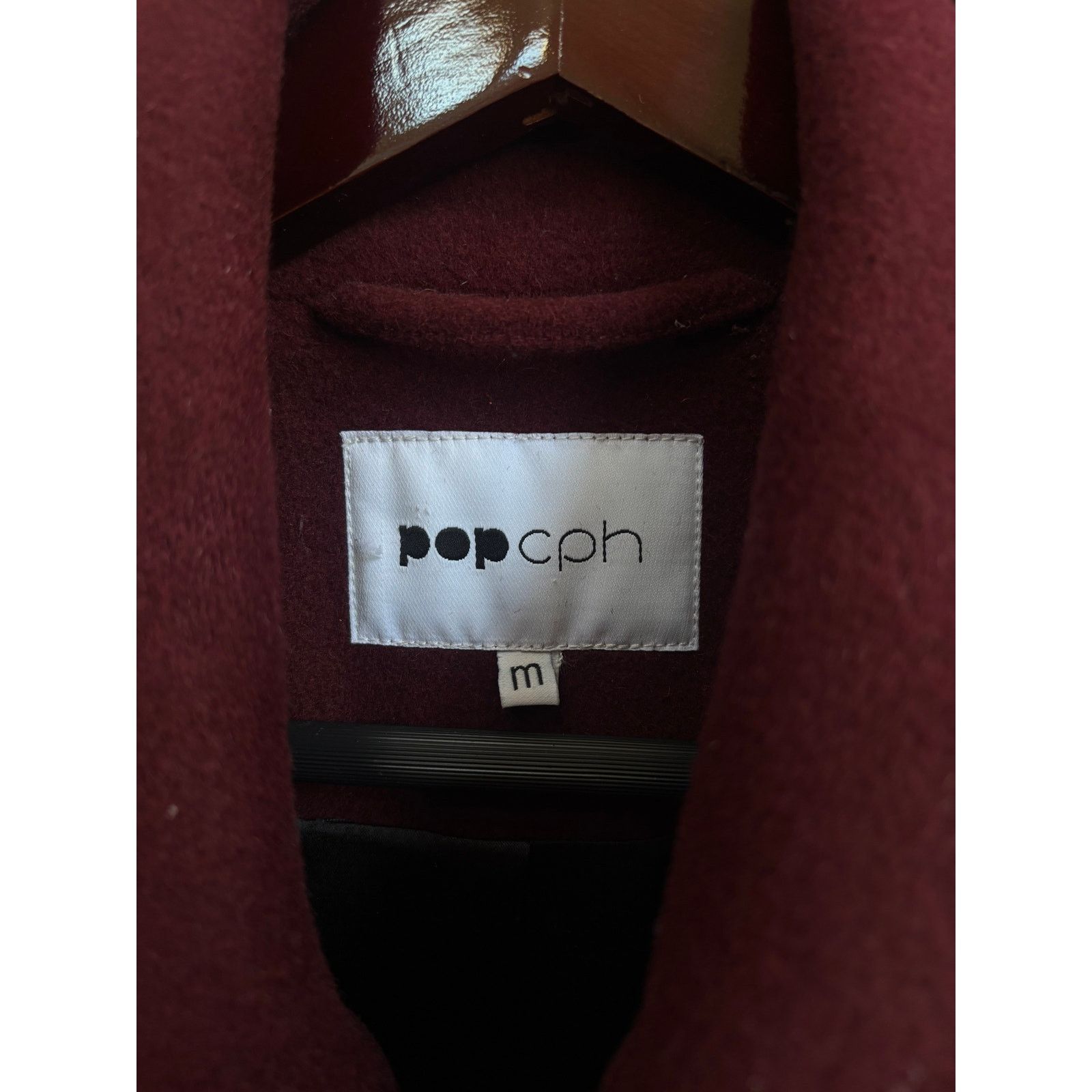 Other Pop Copenhagen Burgundy Wool Zip Jacket Size M Size US M / EU 48-50 / 2 - 3 Thumbnail