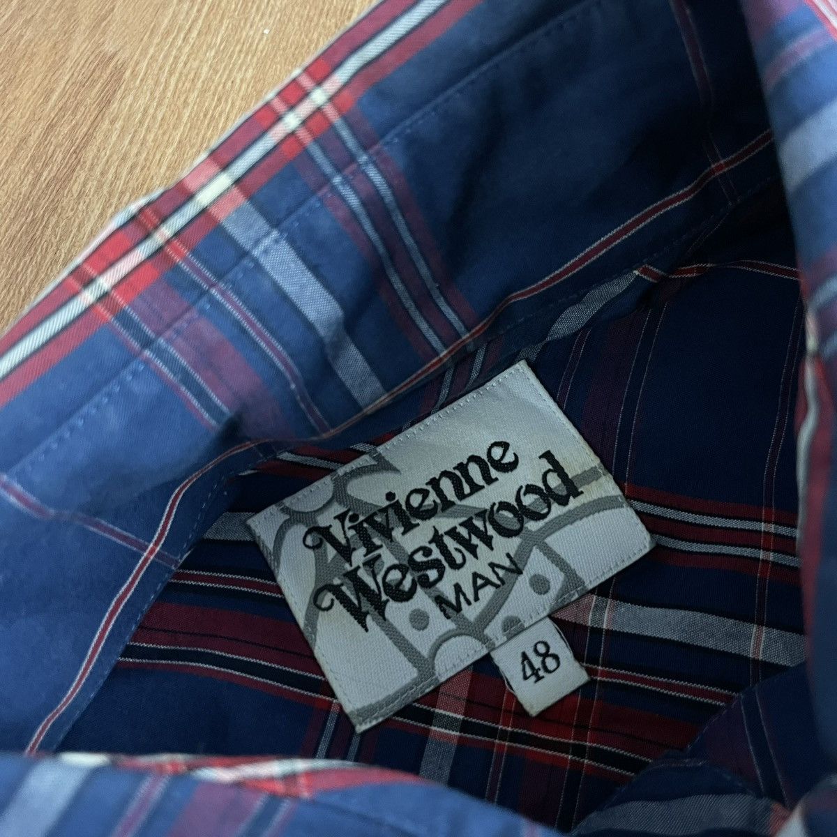 Vivienne Westwood Viviene Westwood Man Deformed Check Shirt Size US M / EU 48-50 / 2 - 7 Thumbnail