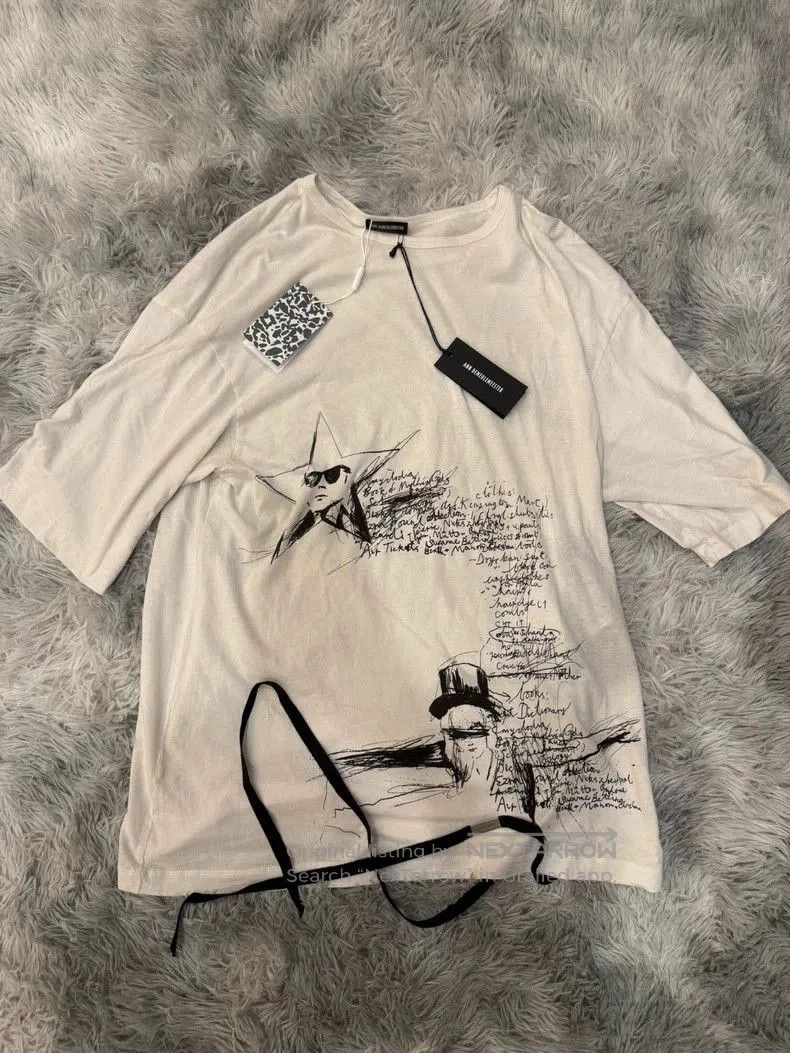 Ann Demeulemeester ANN DEMEULEMEESTER Sketch Print T. Size US XS / EU 42 / 0 - 1 Thumbnail