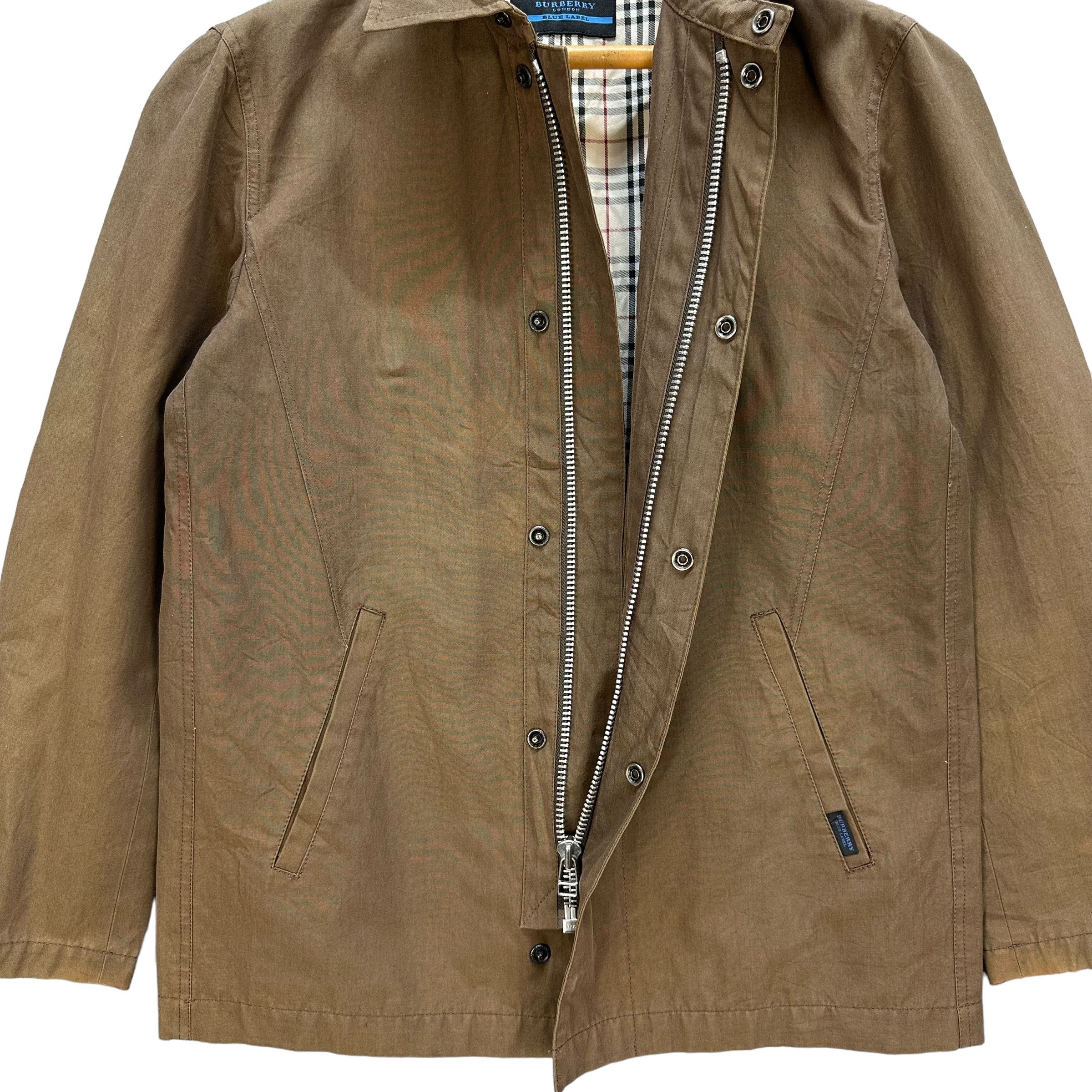 Burberry Burberry Blue Label Nova Check Brown Casual Jacket #A31-0695 Size US M / EU 48-50 / 2 - 8 Thumbnail