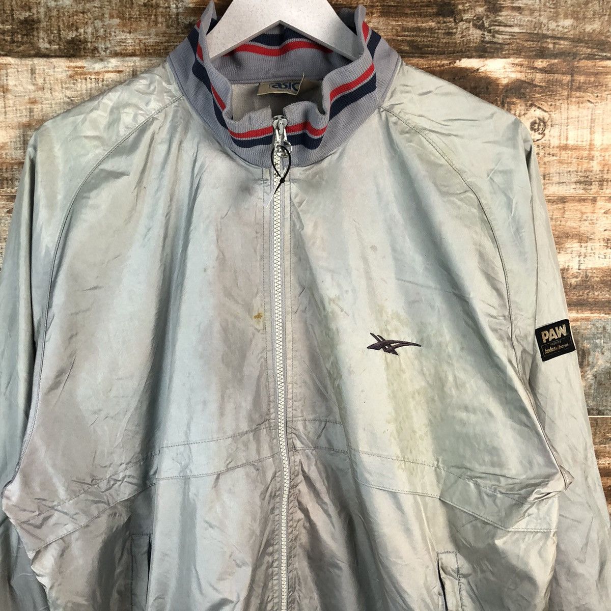 Asics Asics made in japan vintage Grey Sweater #A1958 Size US L / EU 52-54 / 3 - 5 Thumbnail