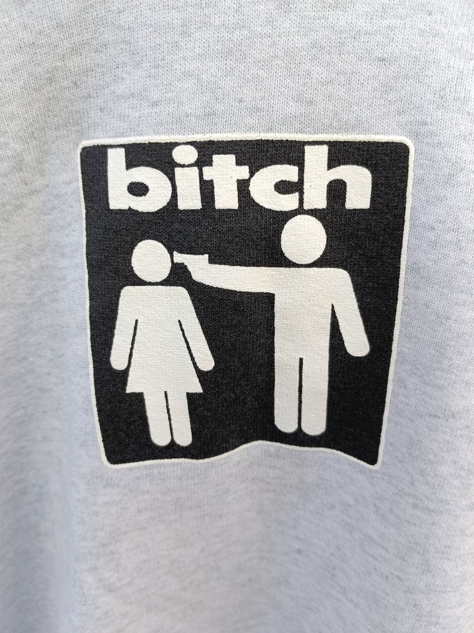 Hook-Ups VINTAGE 90s HOODIE BITCH SKATEBOARD HOODIE Size US L / EU 52-54 / 3 - 4 Thumbnail