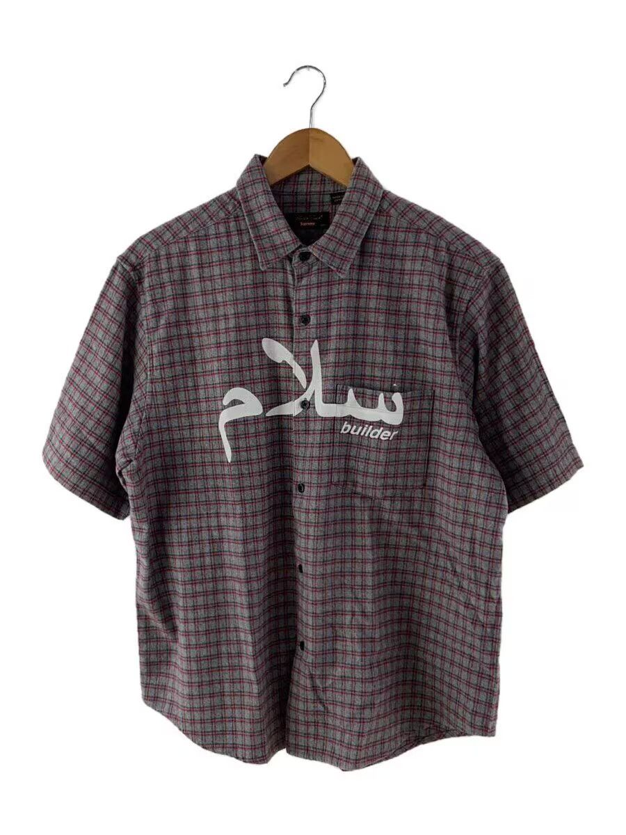 Supreme × Undercover Arabic Font Plaid Short Sleeve Button Shirt Size US S / EU 44-46 / 1 - 1 Thumbnail