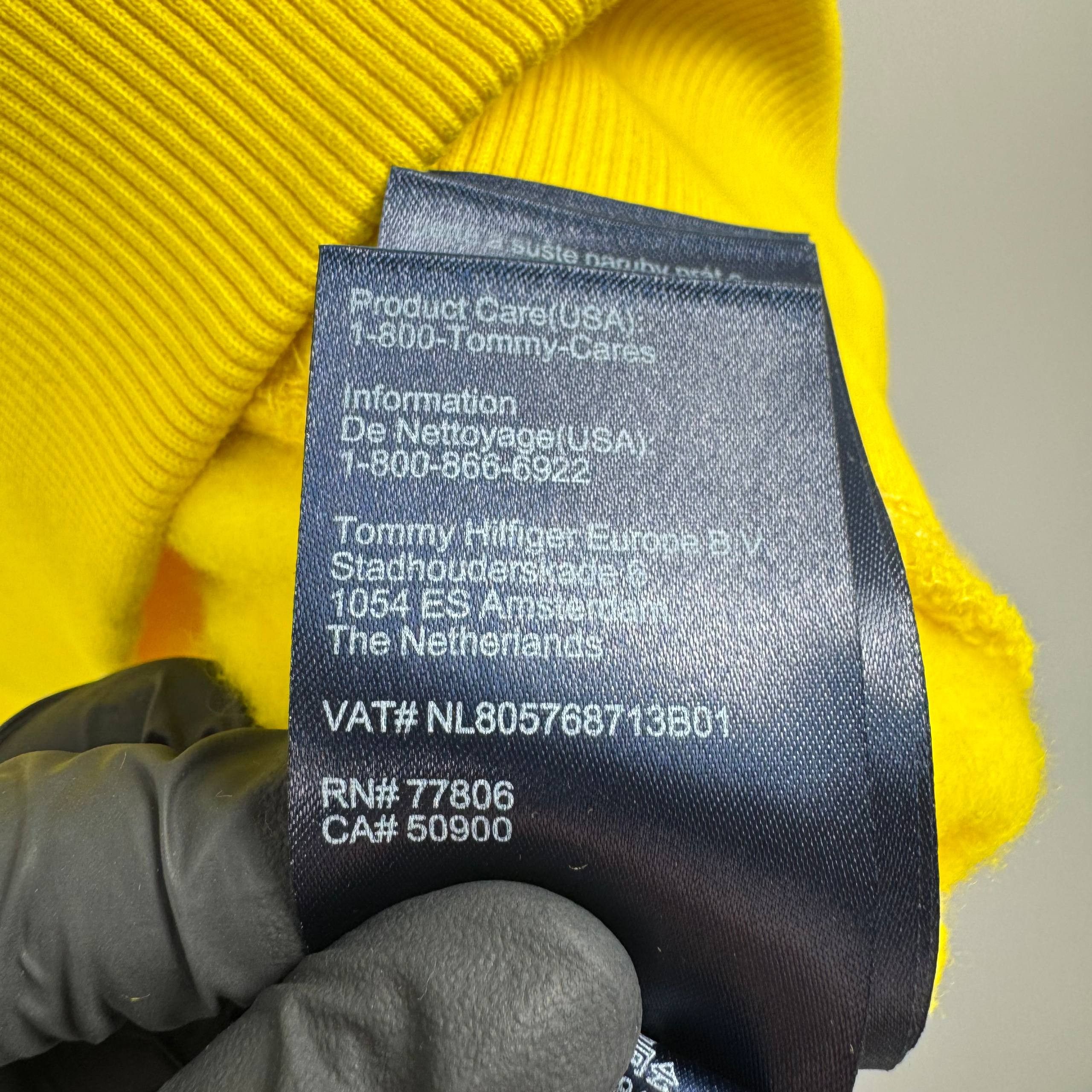 Tommy Hilfiger Tommy Hilfiger Logo Sweatshirt Yellow Mens Size XL Size US XL / EU 56 / 4 - 6 Thumbnail
