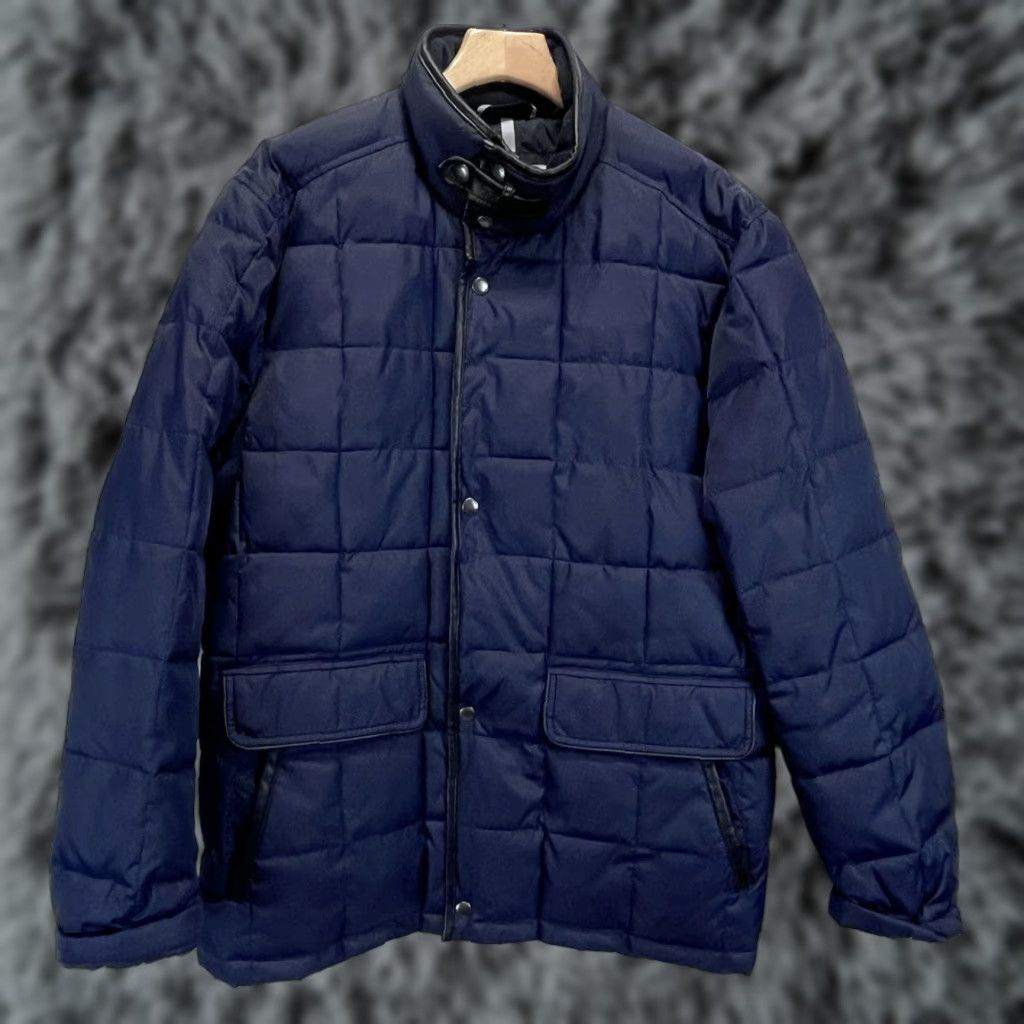 Cole Haan Cole Haan Quilted Puffer Jacket Coat Sz Medium Mens Winter Navy Boxy Field Size US M / EU 48-50 / 2 - 1 Thumbnail