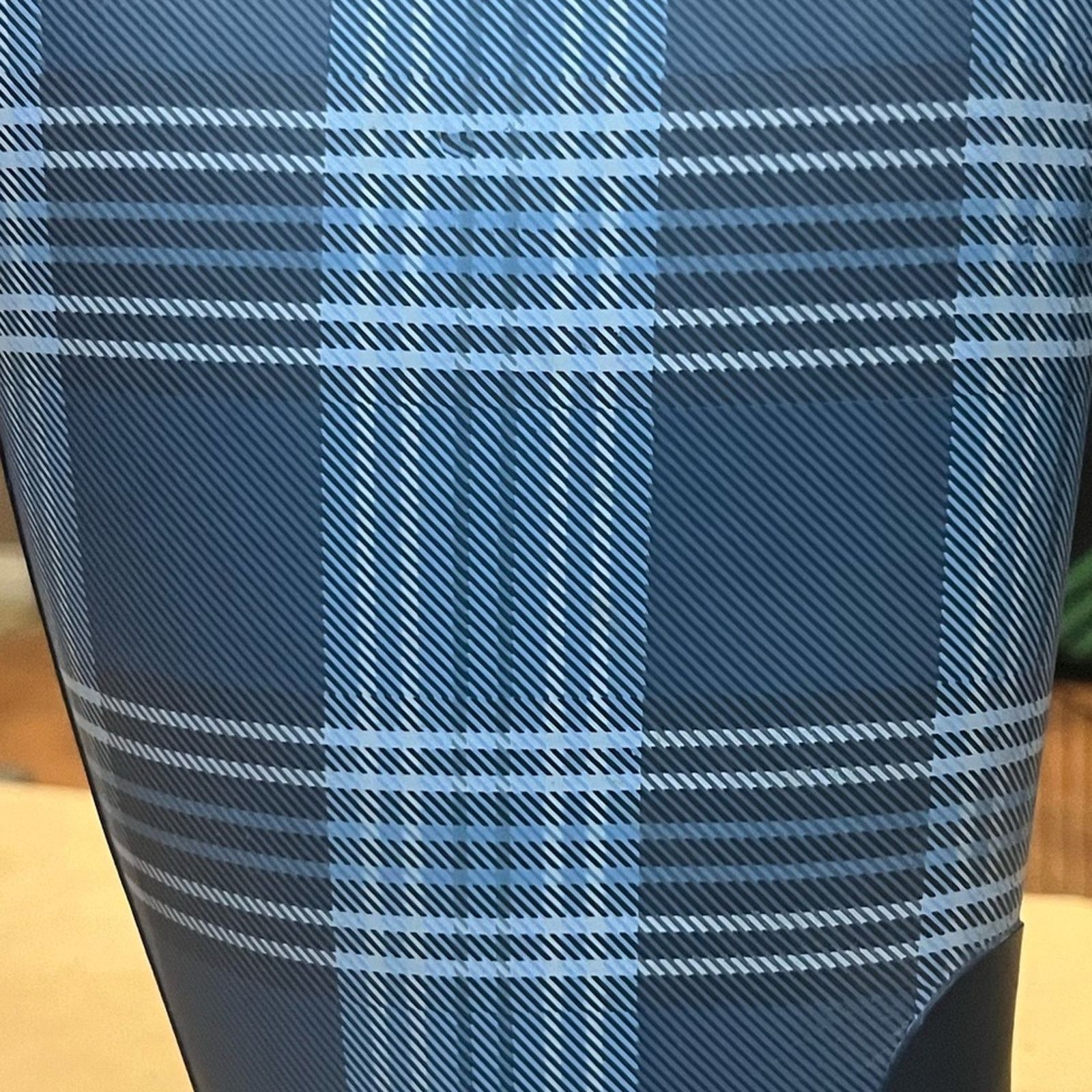 Tommy Hilfiger Tommy Hilfiger Malya2 Knee-High Rain Boots Plaid Blue Sz 10 Size US 10 / IT 40 - 6 Thumbnail