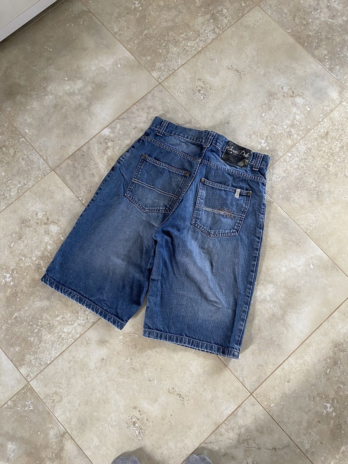 Southpole Vintage Basic SouthPole Baggy Shorts Washed Faded Denim Y2K Size US 32 / EU 48 - 1 Thumbnail