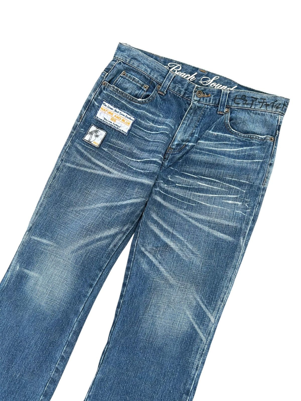 FLARE Beach Sound Japanese Style Denim Jeans ☠️🎌