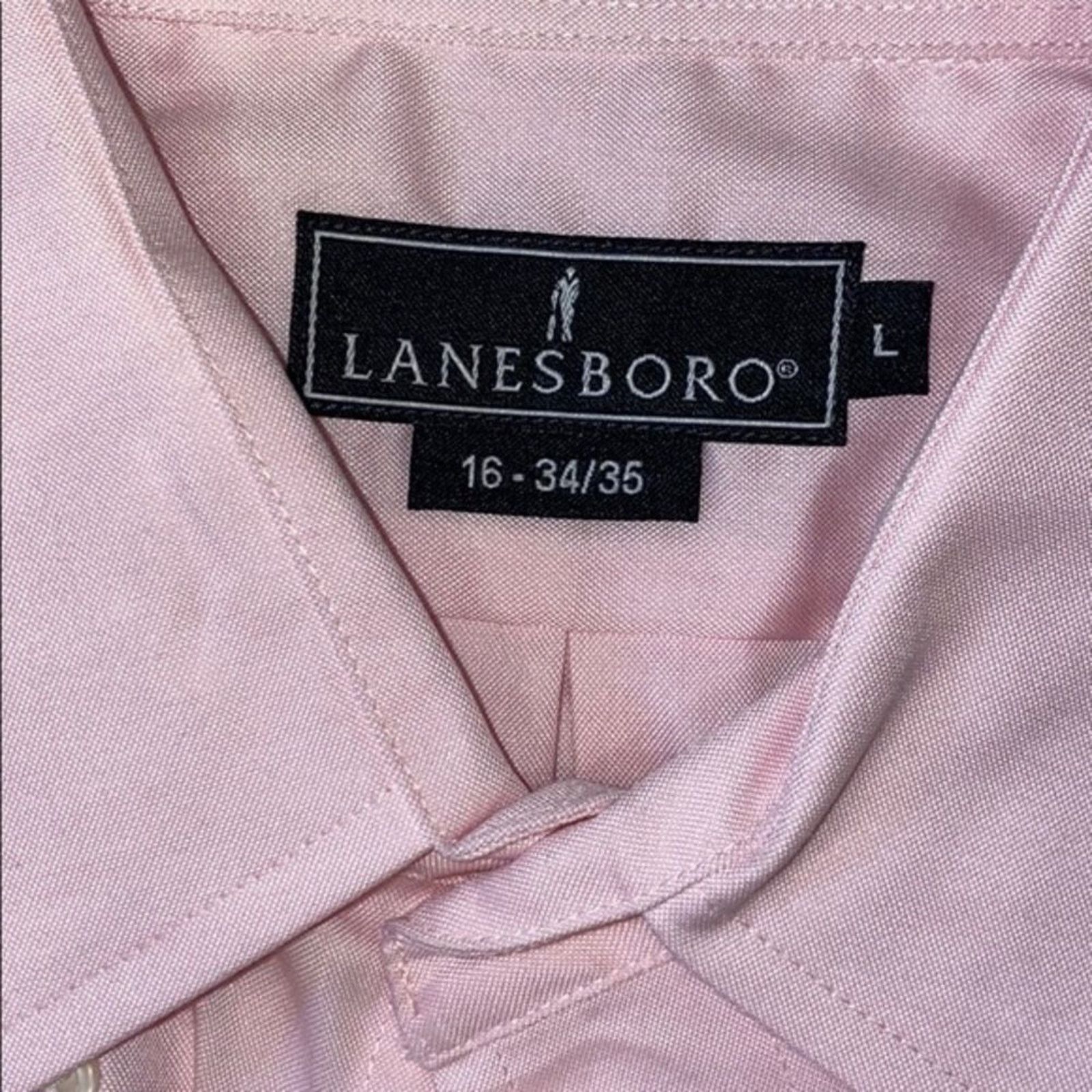 Other Lanesboro Light Pink Button Down Shirt | Sz L Size US L / EU 52-54 / 3 - 4 Thumbnail