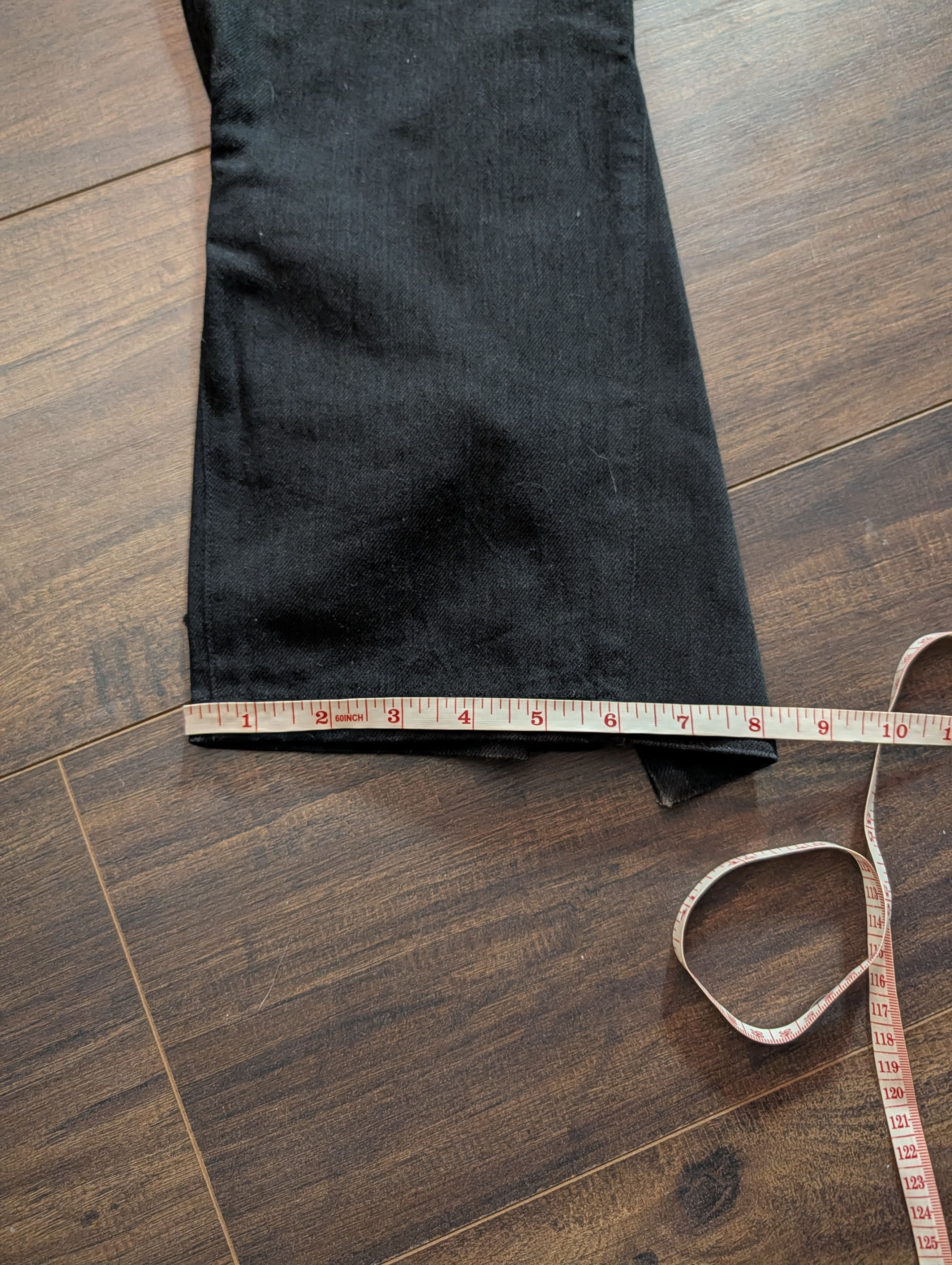 Yohji Yamamoto Vintage Noir+ Black Flared Bondage Jeans Japan Sz2 Size US 30 / EU 46 - 20 Thumbnail