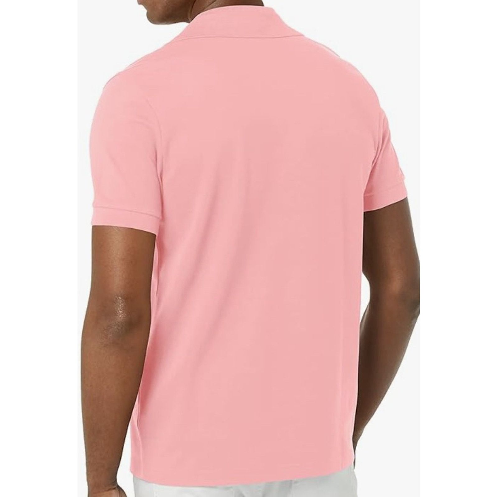 Lacoste Lacoste Mens Short Sleeve Minecraft Croc Polo Shirt Pink 2XS Size US XS / EU 42 / 0 - 3 Thumbnail
