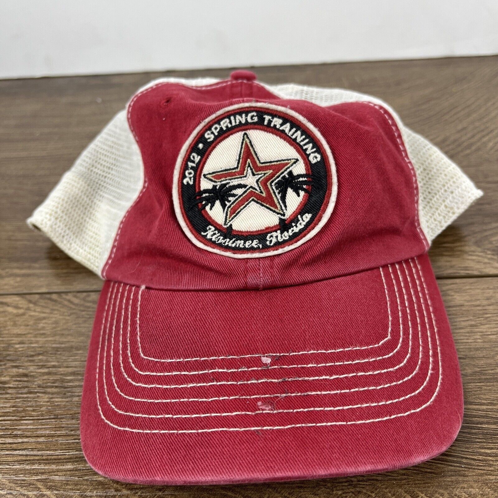 Other Houston Astros Spring Training 2012 Hat Red Hat Adjustable R Size ONE SIZE - 6 Thumbnail