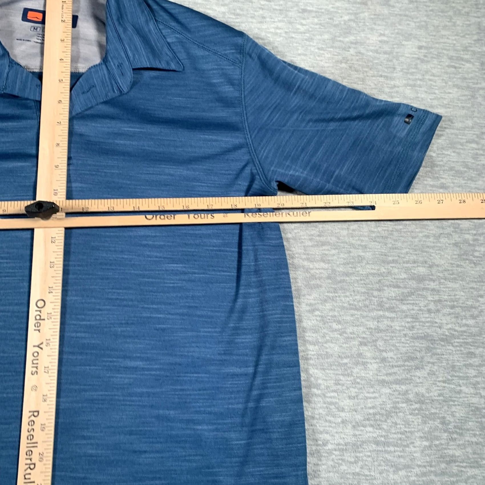 Vintage Cova Polo Shirt Mens M Blue UPF 50 Short Sleeve Golf Casual Shirt Size US M / EU 48-50 / 2 - 6 Thumbnail