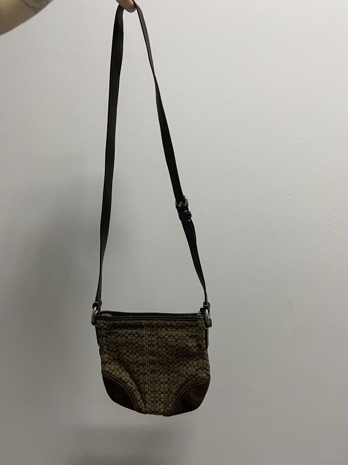 Coach × Vintage Coach monogram bag shoulder vintage zip Size ONE SIZE - 2 Thumbnail