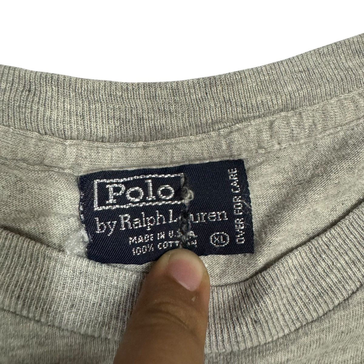 Polo Ralph Lauren Vtg🔥Polo Ralph Lauren Pocket Tee Made In Usa Size US XL / EU 56 / 4 - 12 Thumbnail