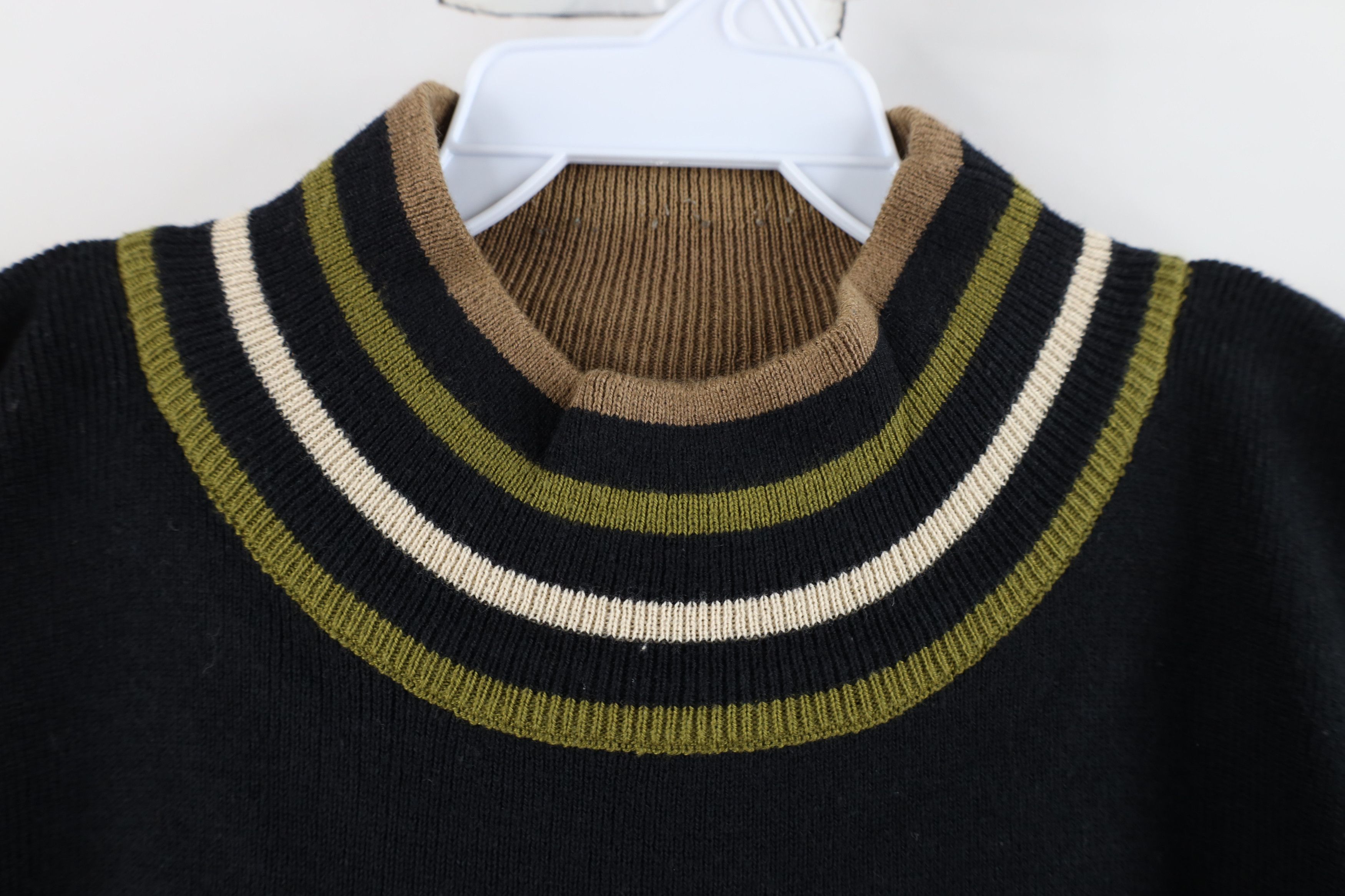 Vintage Vintage 90s Streetwear Baggy Oversized Ribbed Knit Sweater Size XXL / US 16-18 / IT 52-54 - 6 Thumbnail