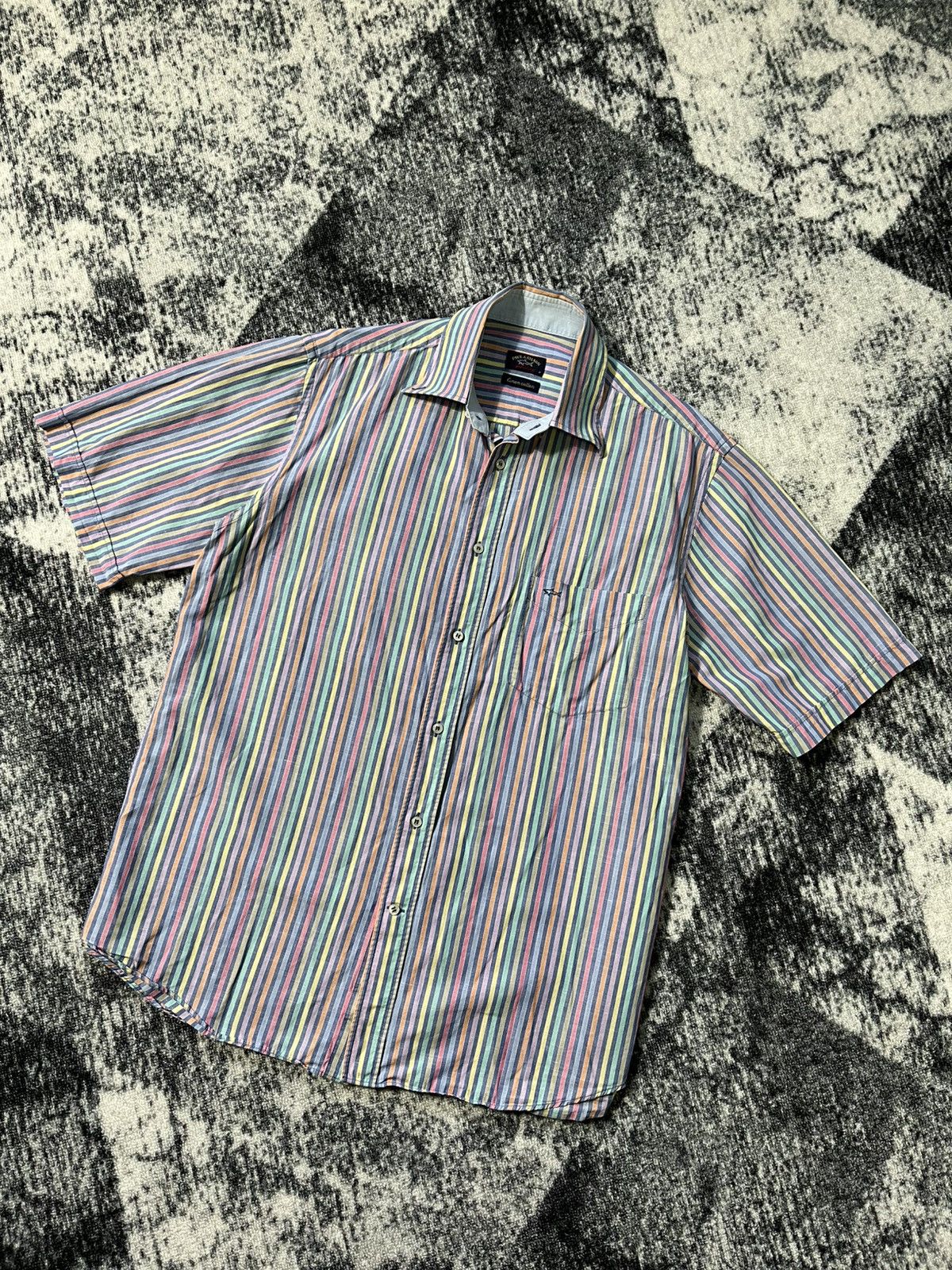 Paul & Shark Vintage Paul Shark Shirt Button Up Short Sleeve Y2K 90s Size US L / EU 52-54 / 3 - 1 Thumbnail