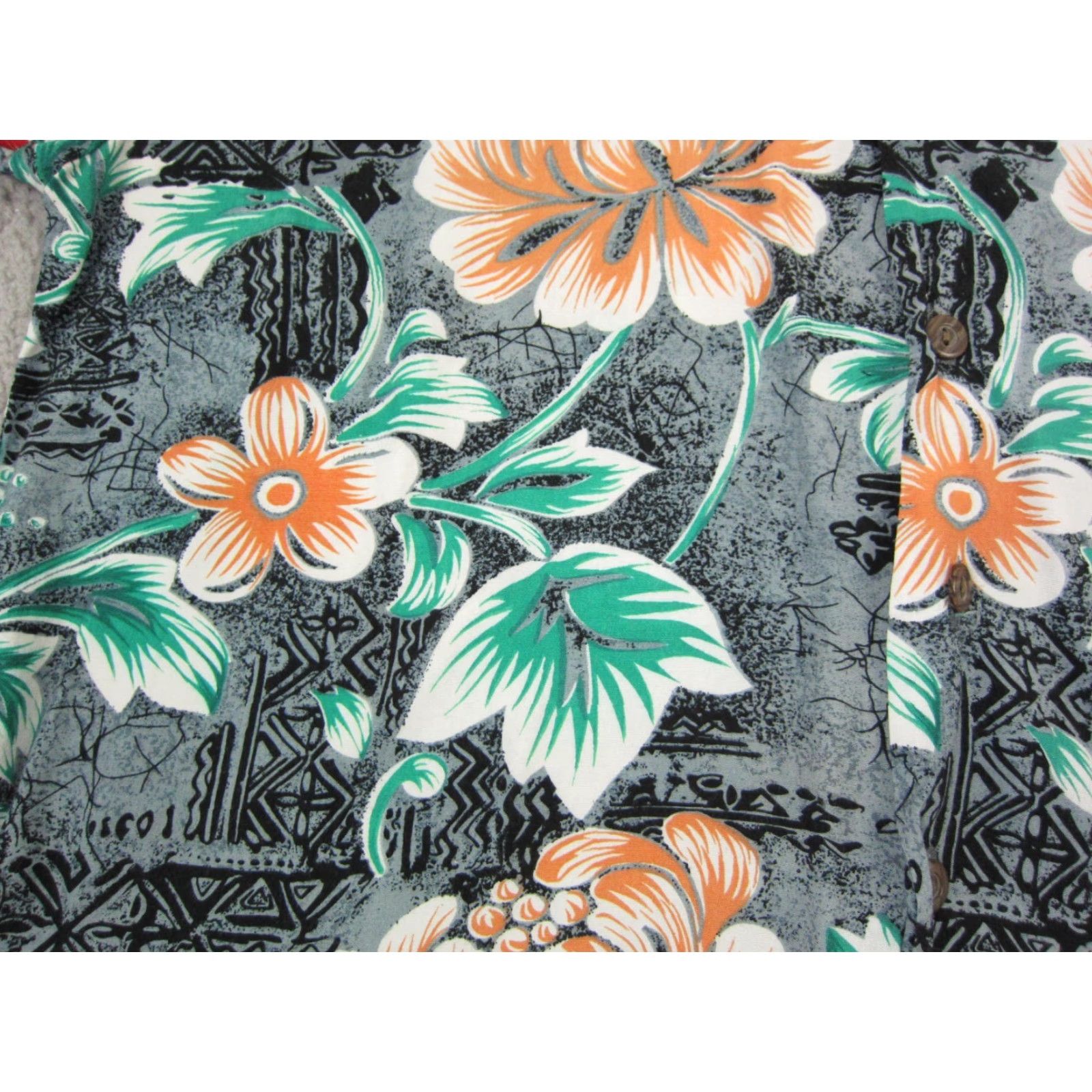 Vintage VINTAGE Kennington Shirt Mens M Black Hawaiian Collared Button-Up Short Sleeve, Flowery Theme? Size US M / EU 48-50 / 2 - 5 Thumbnail