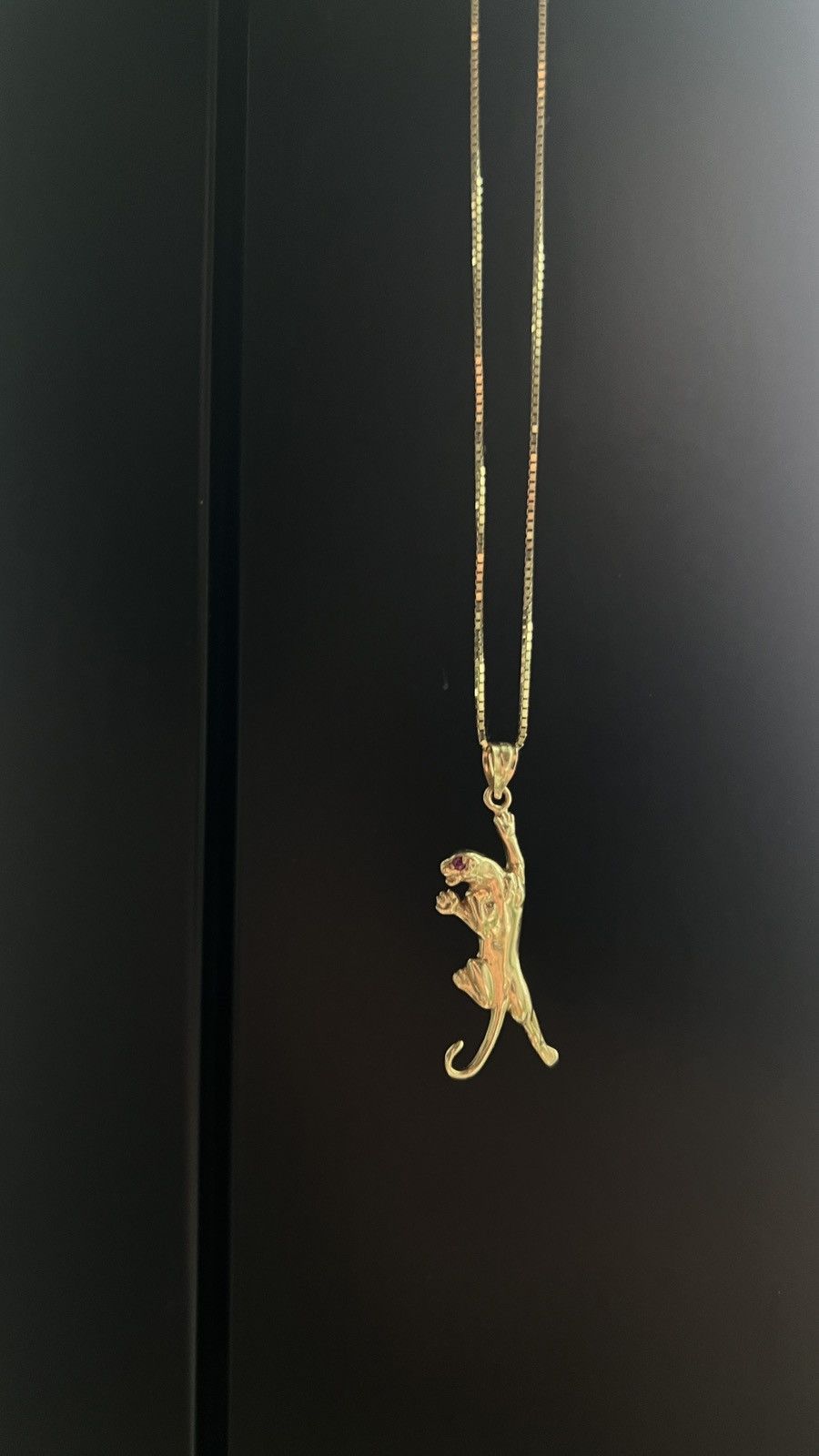 Supreme SUPREME 14K Gold PANTHER Necklace | Grailed