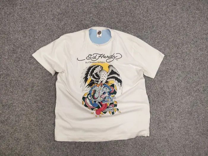 Ed Hardy Vintage Ed Hardy Christian Audigier Logo shirt Y2K Style Size US S / EU 44-46 / 1 - 4 Thumbnail