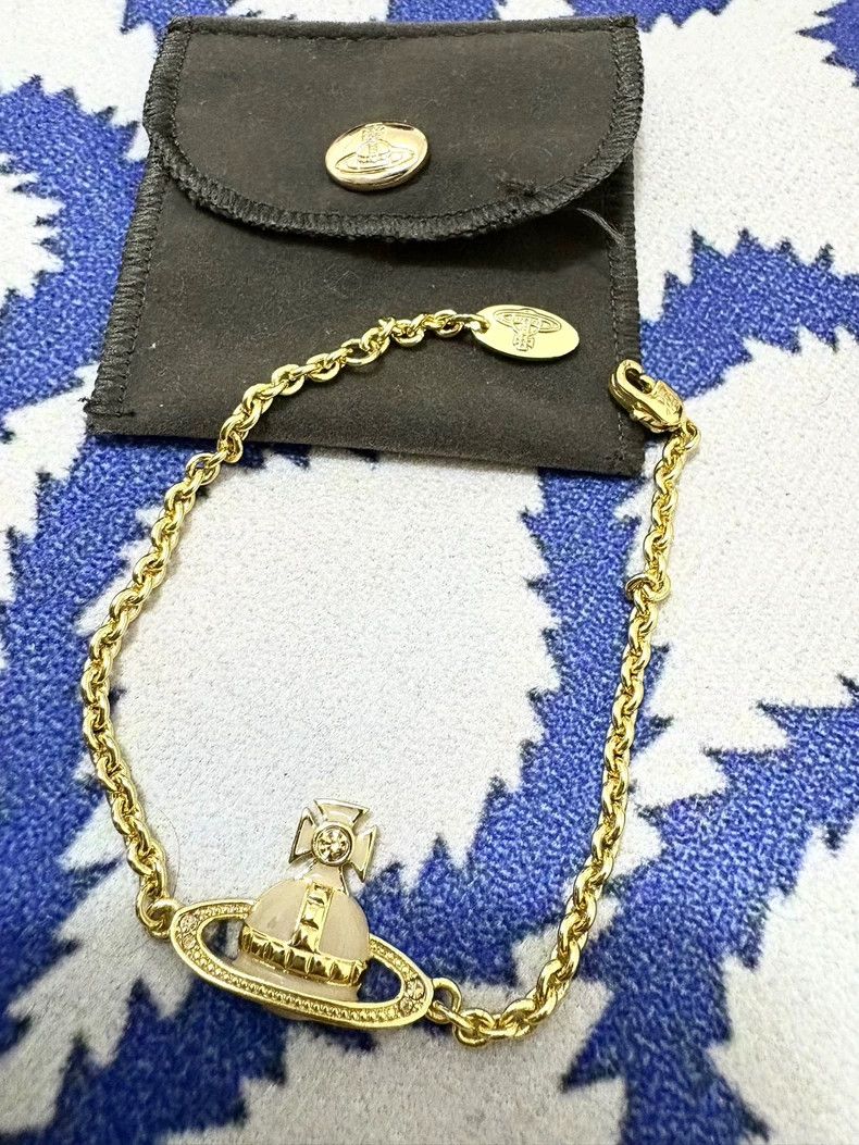 Vivienne Westwood Vivienne Westwood Mid-old white enamel clay star bracelet Size ONE SIZE - 9 Thumbnail