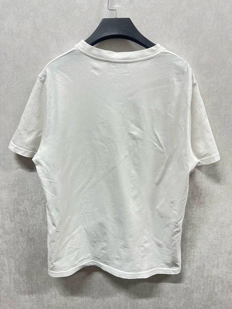 Balenciaga Balenciaga Plain white letter T-shirt Size US M / EU 48-50 / 2 - 2 Thumbnail