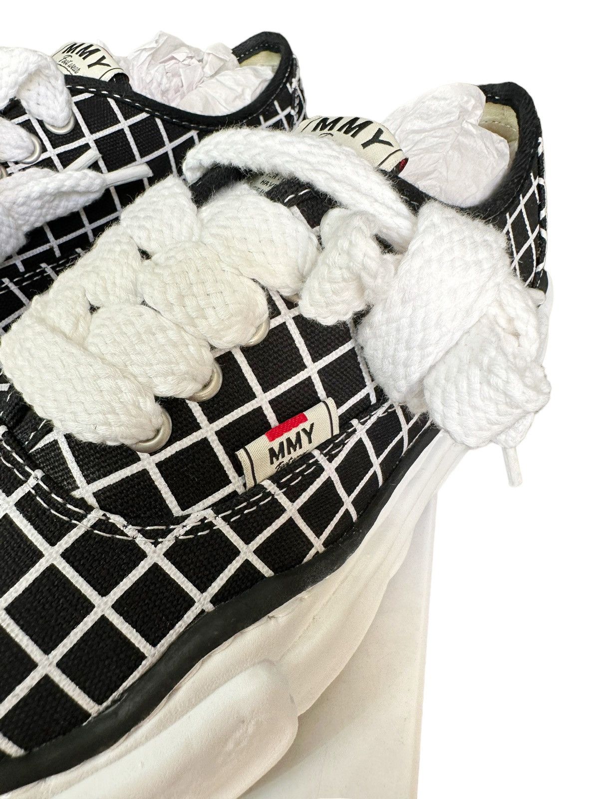 Maison MIHARA YASUHIRO Sz41 FW22 Grid Baker “Vans” Chunky Og Melt Sole Size US 8 / EU 41 - 4 Thumbnail