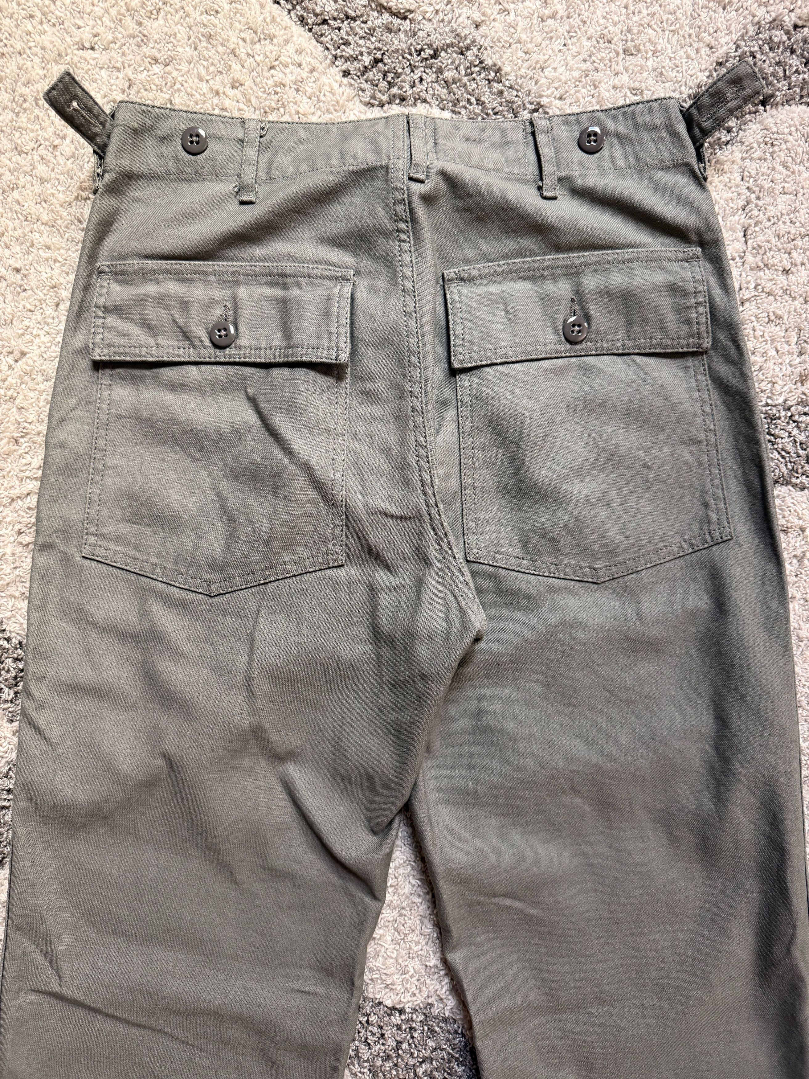 Engineered Garments × Japanese Brand Fatigue Trousers - Greyish Olive Size US 30 / EU 46 - 10 Thumbnail
