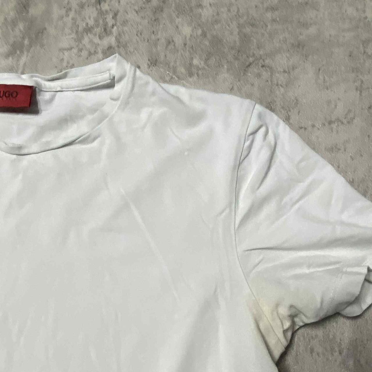 Hugo Boss White Hugo Boss cotton t-shirt Size US M / EU 48-50 / 2 - 3 Thumbnail