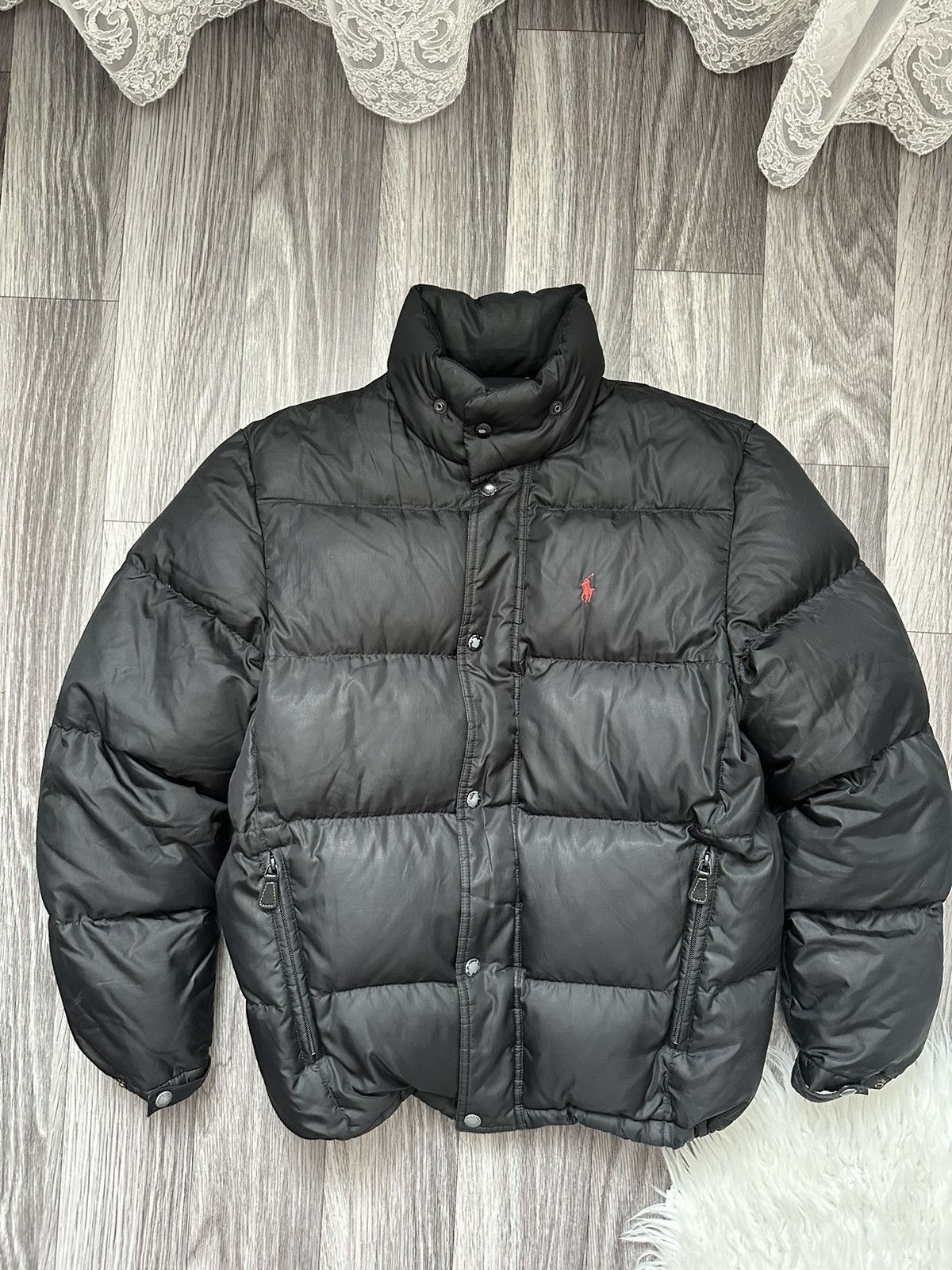 Polo Ralph Lauren Polo Ralph Lauren Vintage Black Puffer Down Jacket hype y2k Size US S / EU 44-46 / 1 - 3 Thumbnail