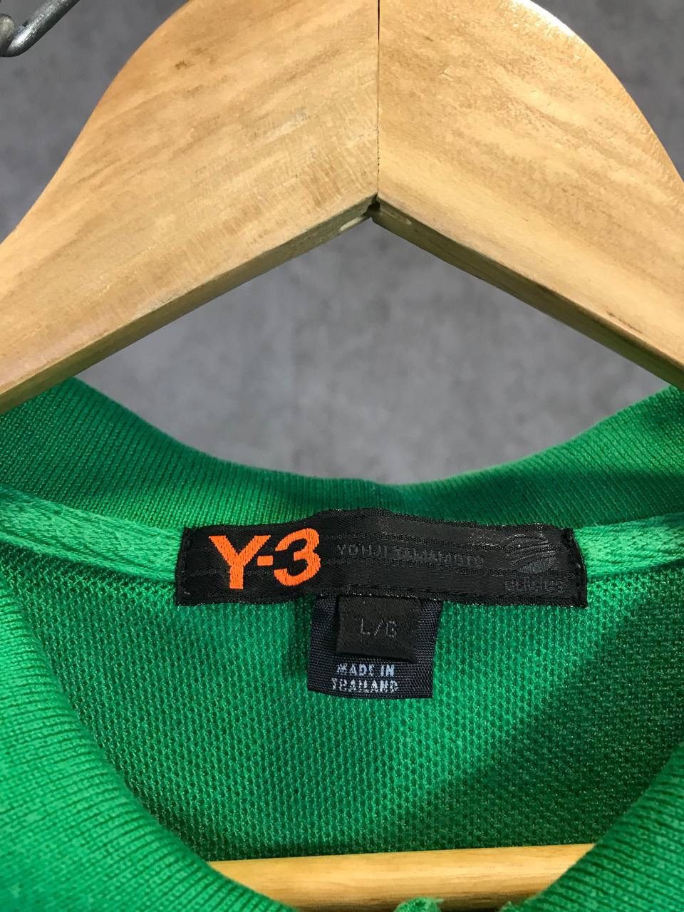 Yohji Yamamoto Y-3 Yohji Yamamoto x Adidas designer big logo polo tee Size US L / EU 52-54 / 3 - 4 Thumbnail