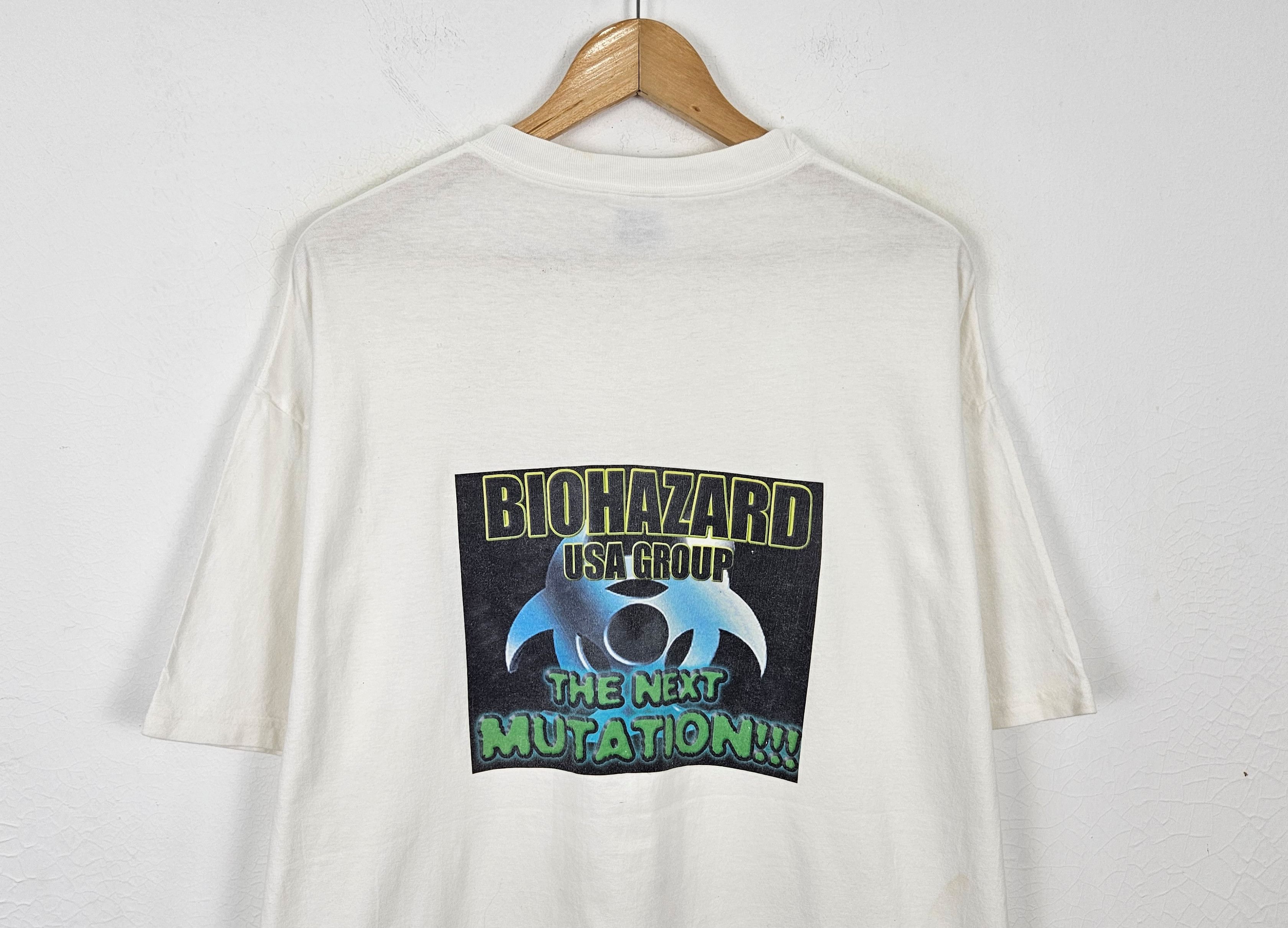 Vintage Vintage Biohazard The Next Mutation shirt Size US XL / EU 56 / 4 - 2 Thumbnail