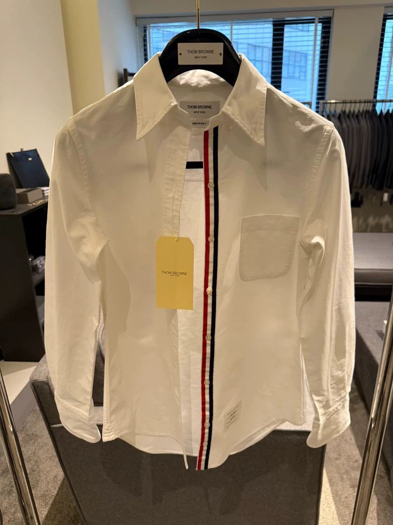 Thom Browne Thom Browne Classic three-color shirt with front placket Size XS / US 0-2 / IT 36-38 - 1 Thumbnail