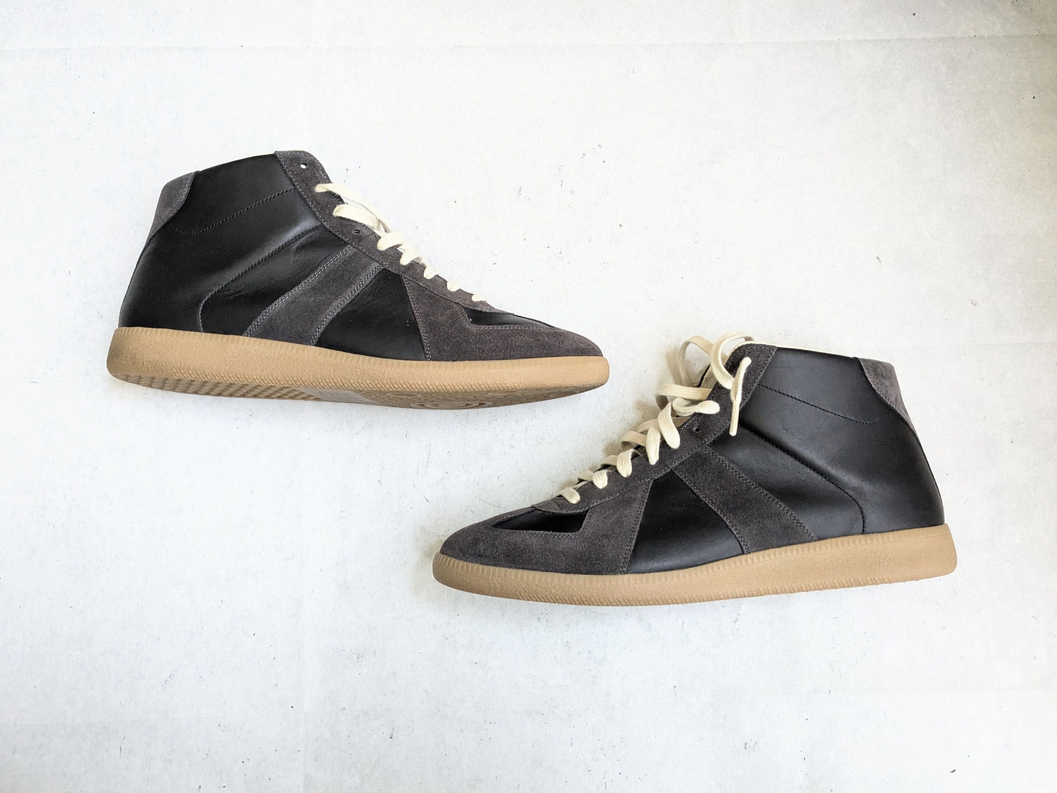 Maison Margiela Masion Margiela Replica GAT Black 13 46 Gum High Tops Size US 13 / EU 46 - 1 Thumbnail