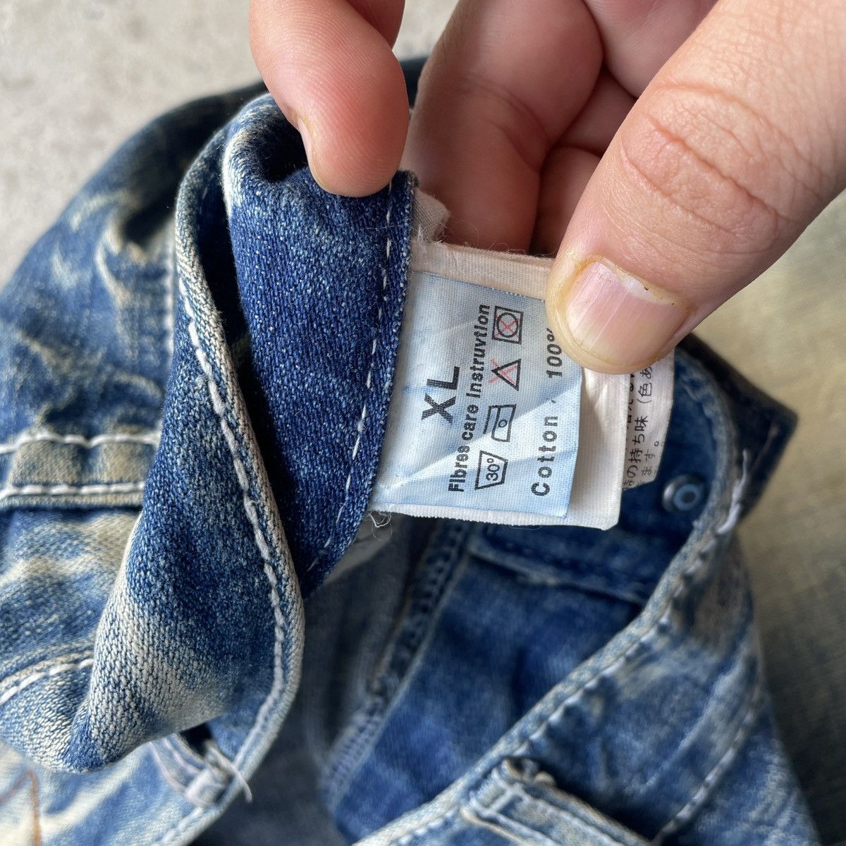 Japanese Brand × Jean RARE💥 Vintage Japanese RUSTY SUPER FLARE Jeans Denim Pants Size US 35 - 9 Thumbnail