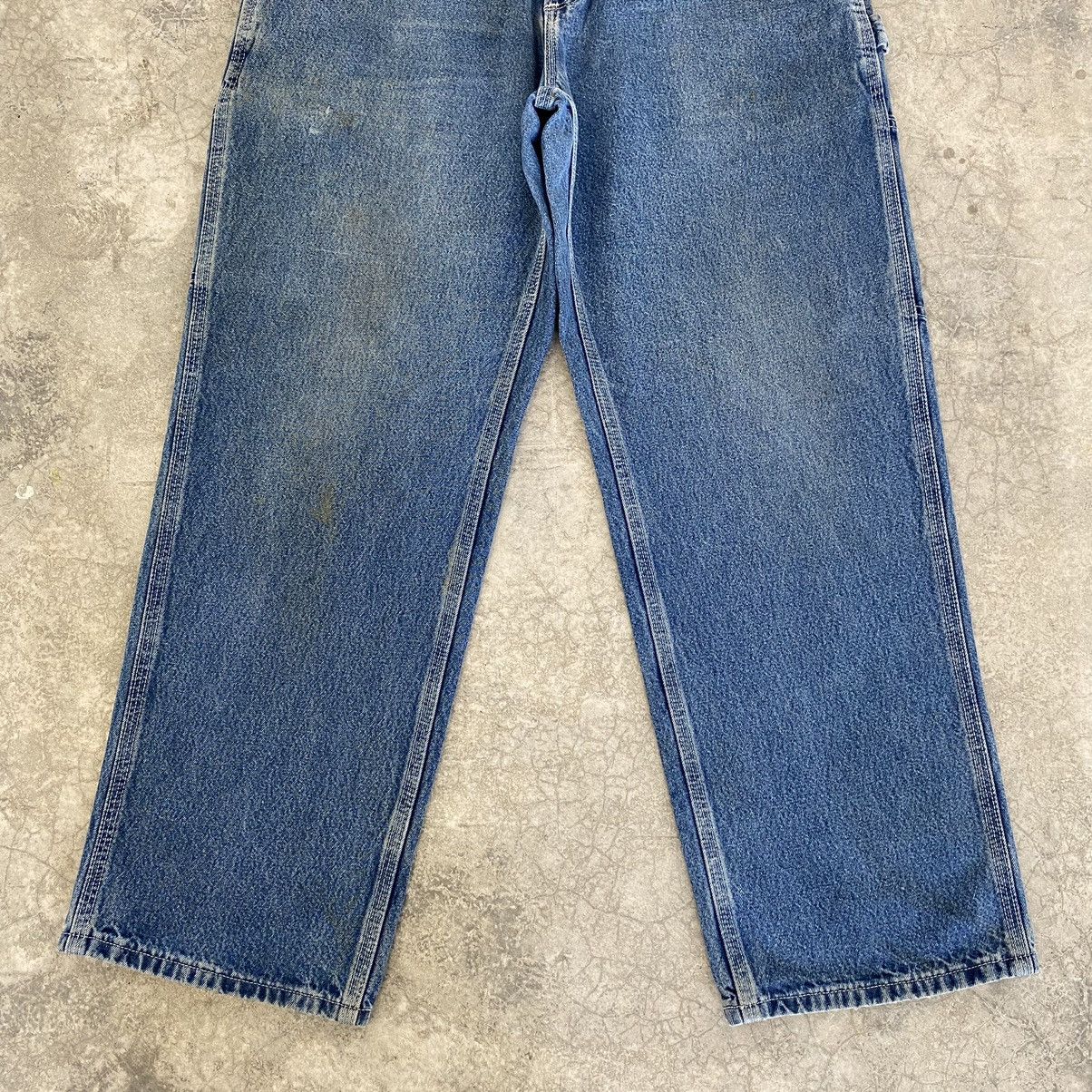 Carhartt × Vintage VTG Carhartt Medium Washed Blue Carpenter Denim Jeans Size US 32 / EU 48 - 5 Thumbnail