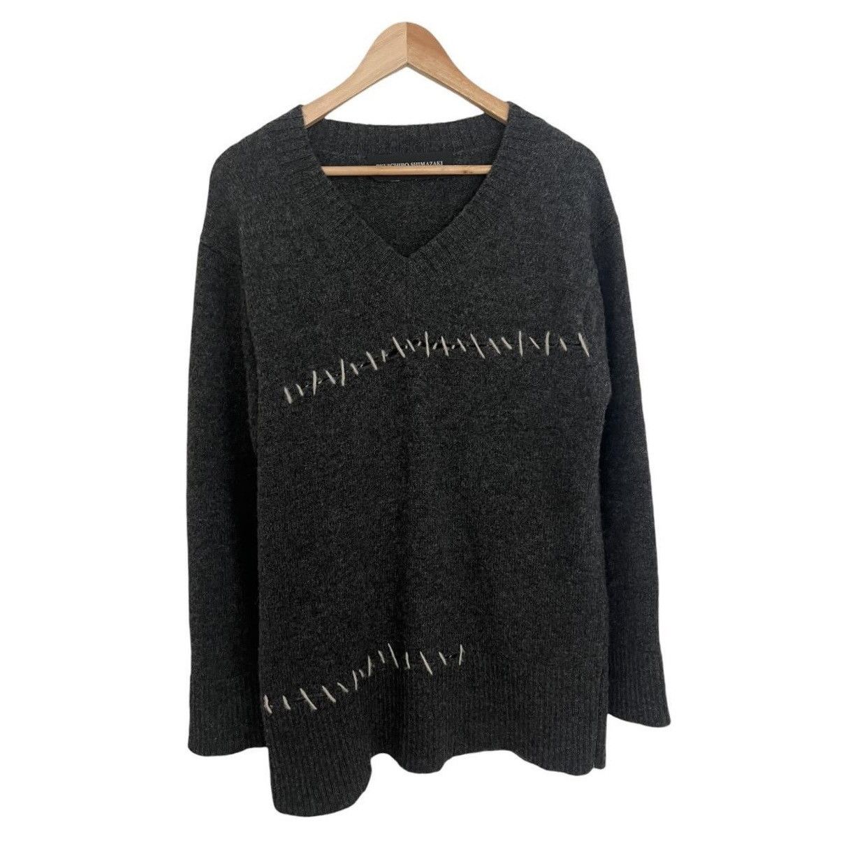 Ryuichiro Shimazaki Ryuichiro shimazaki stitch wool sweater Size US M / EU 48-50 / 2 - 1 Thumbnail