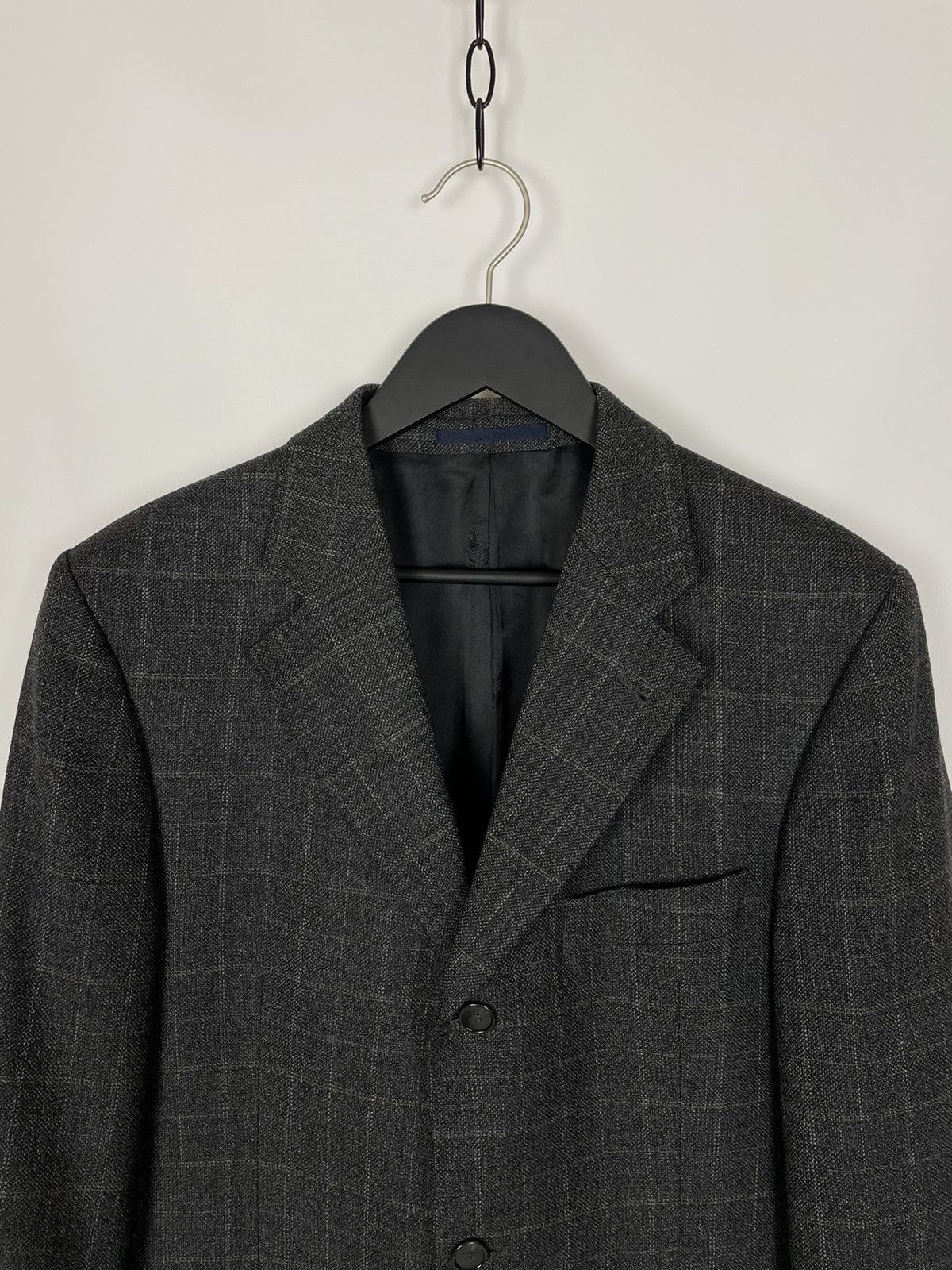 Burberry Vintage Burberry London Plaid Check Blazer Size 48R - 4 Thumbnail