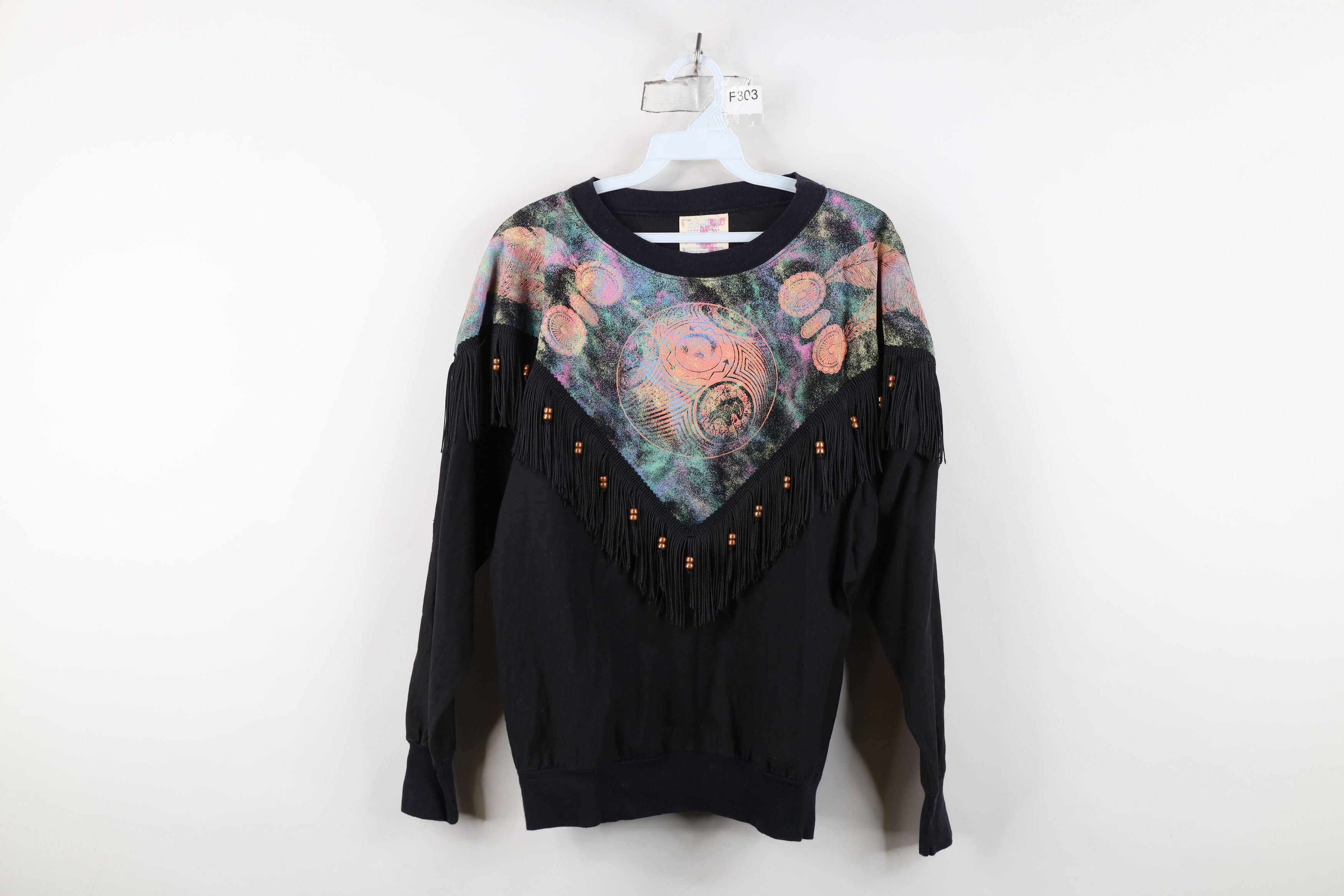 Vintage Vintage 90s Western Cowgirl Southwestern Pullover Jacket USA Size M / US 6-8 / IT 42-44 - 1 Thumbnail
