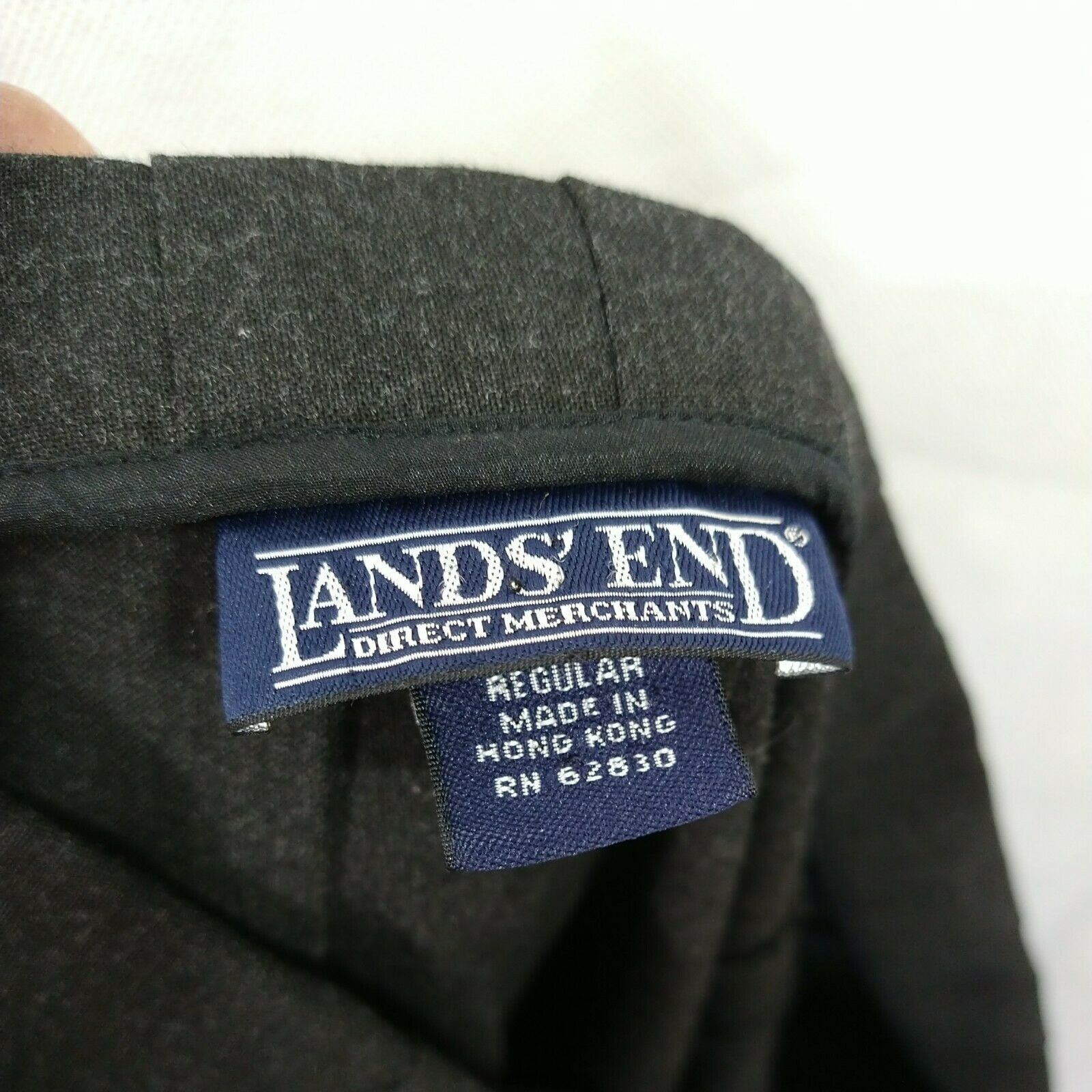 Lands' End Vintage Lands End Dress Pants Women Size 8 NO Pockets Gray Size 30" / US 8 / IT 44 - 4 Thumbnail