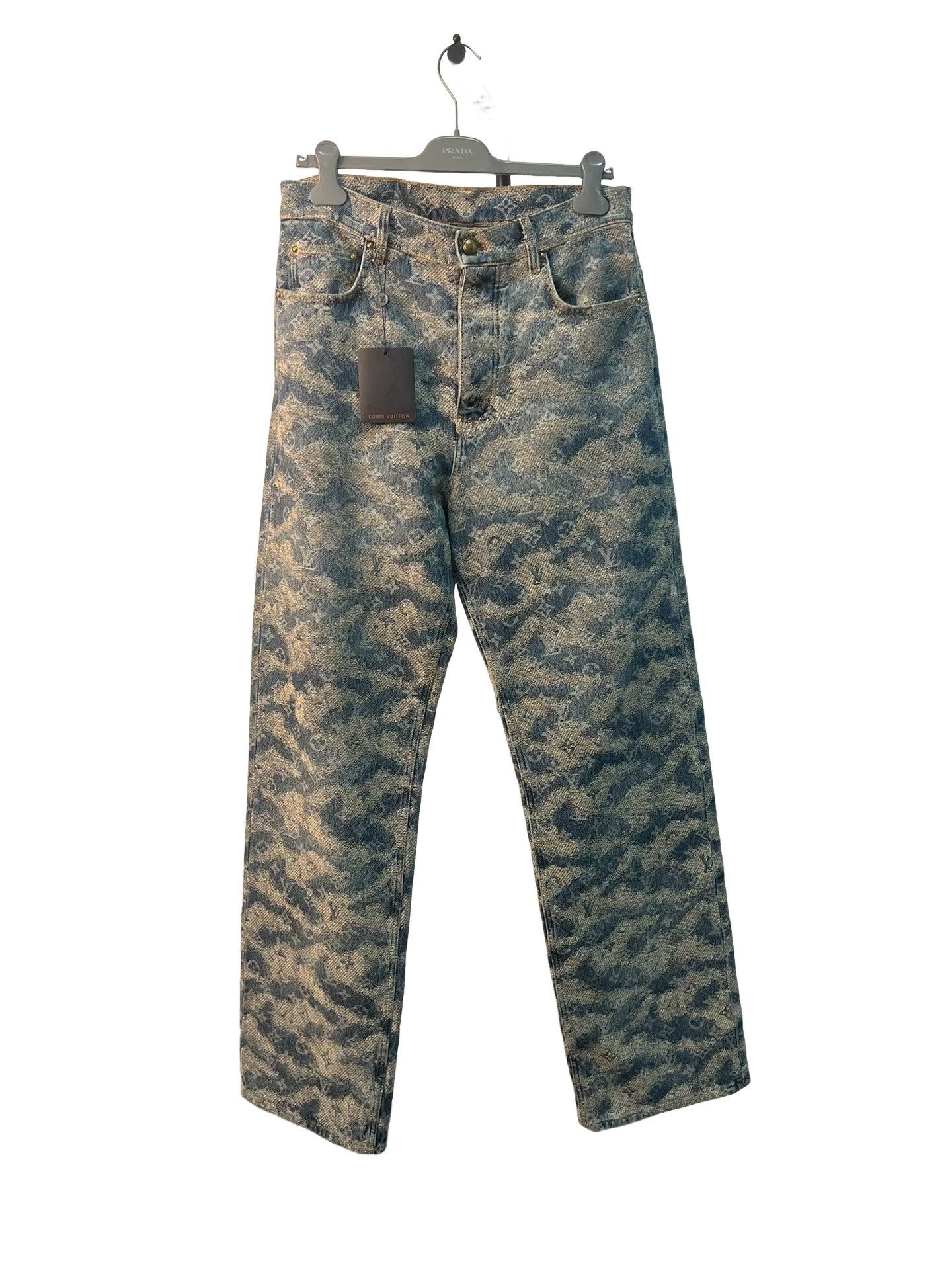 Louis Vuitton Louis Vuitton Monogram Denim Jeans 29 Size US 29 - 1 Thumbnail