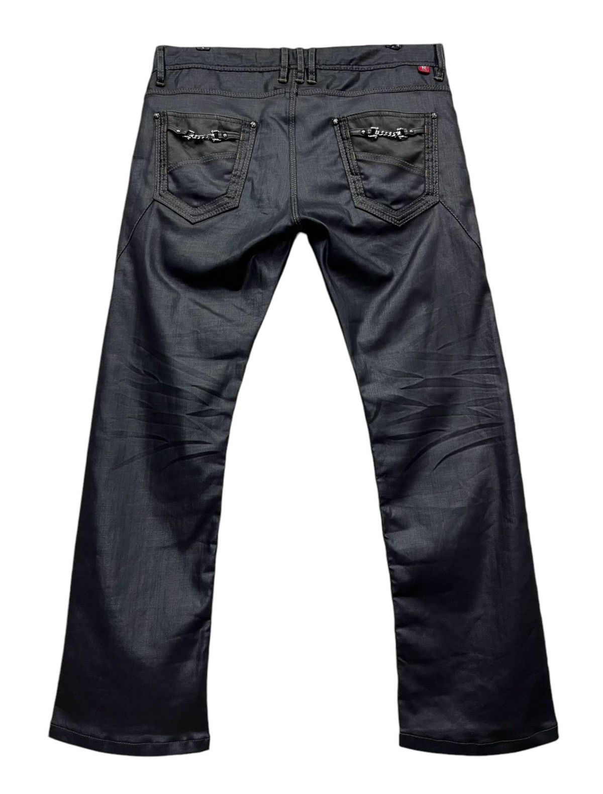Nicole Club 🔥VERY RARE🔥RIELABO NCFM Waxed Cotton Pants Size 32" / US 10 / IT 46 - 1 Thumbnail