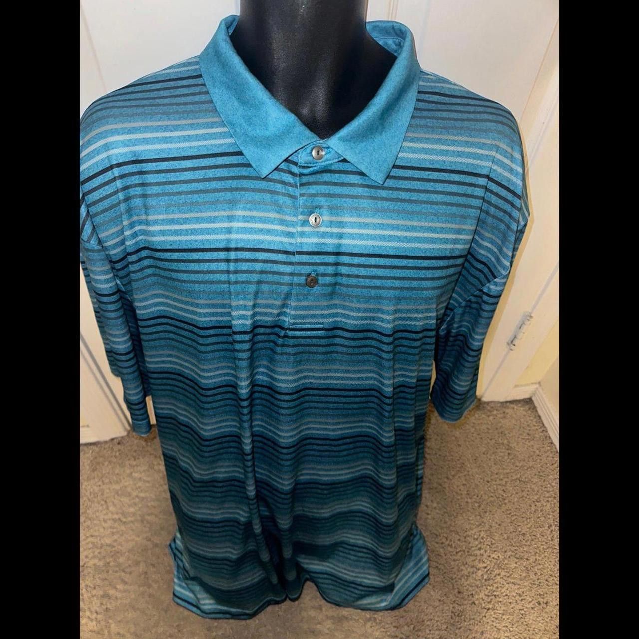 Designer Mens Used Blue Striped Ben Size US XXL / EU 58 / 5 - 1 Thumbnail